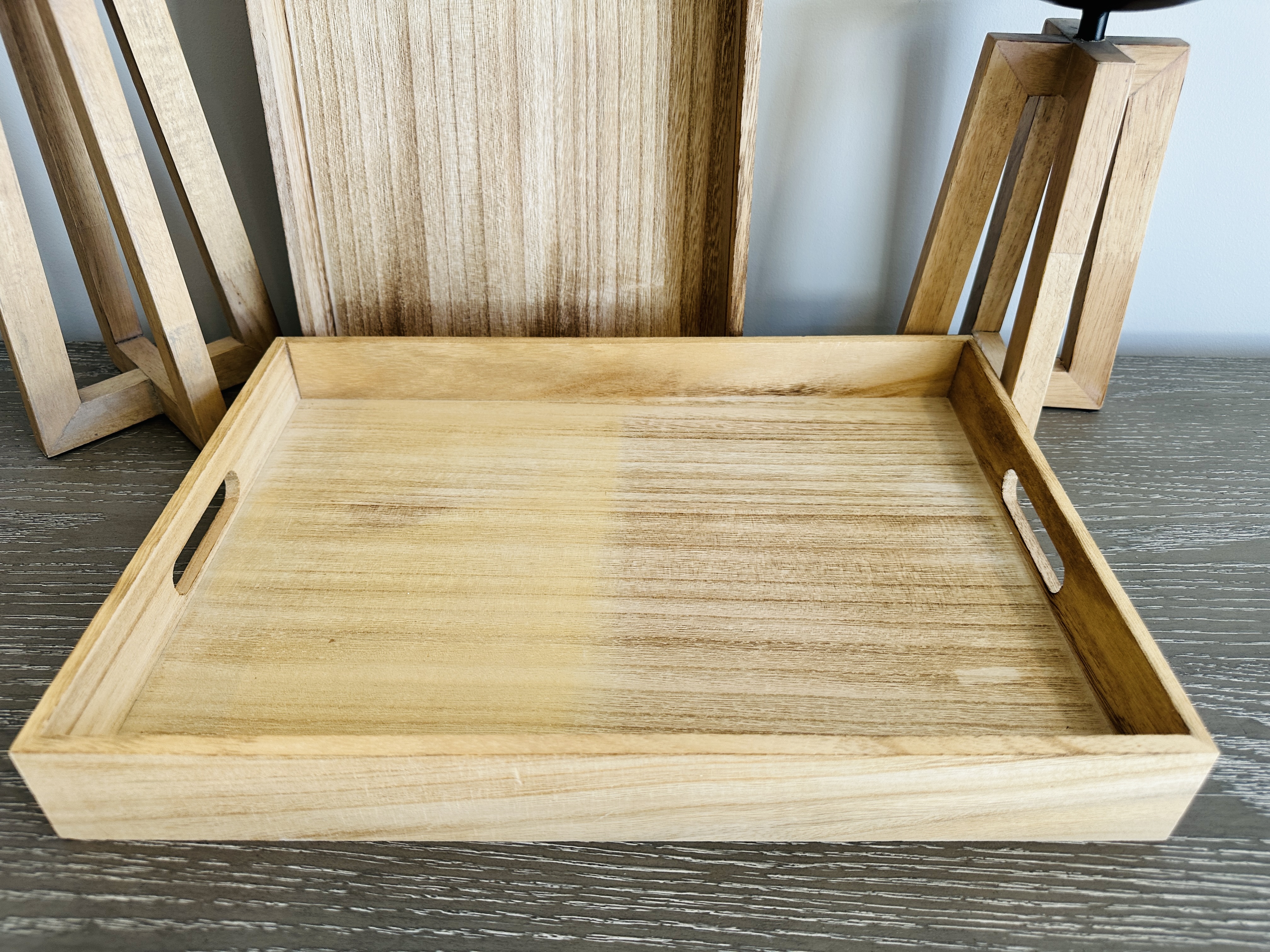 Contemporary Wood Candle Holders, Trays, and Other Home Décor