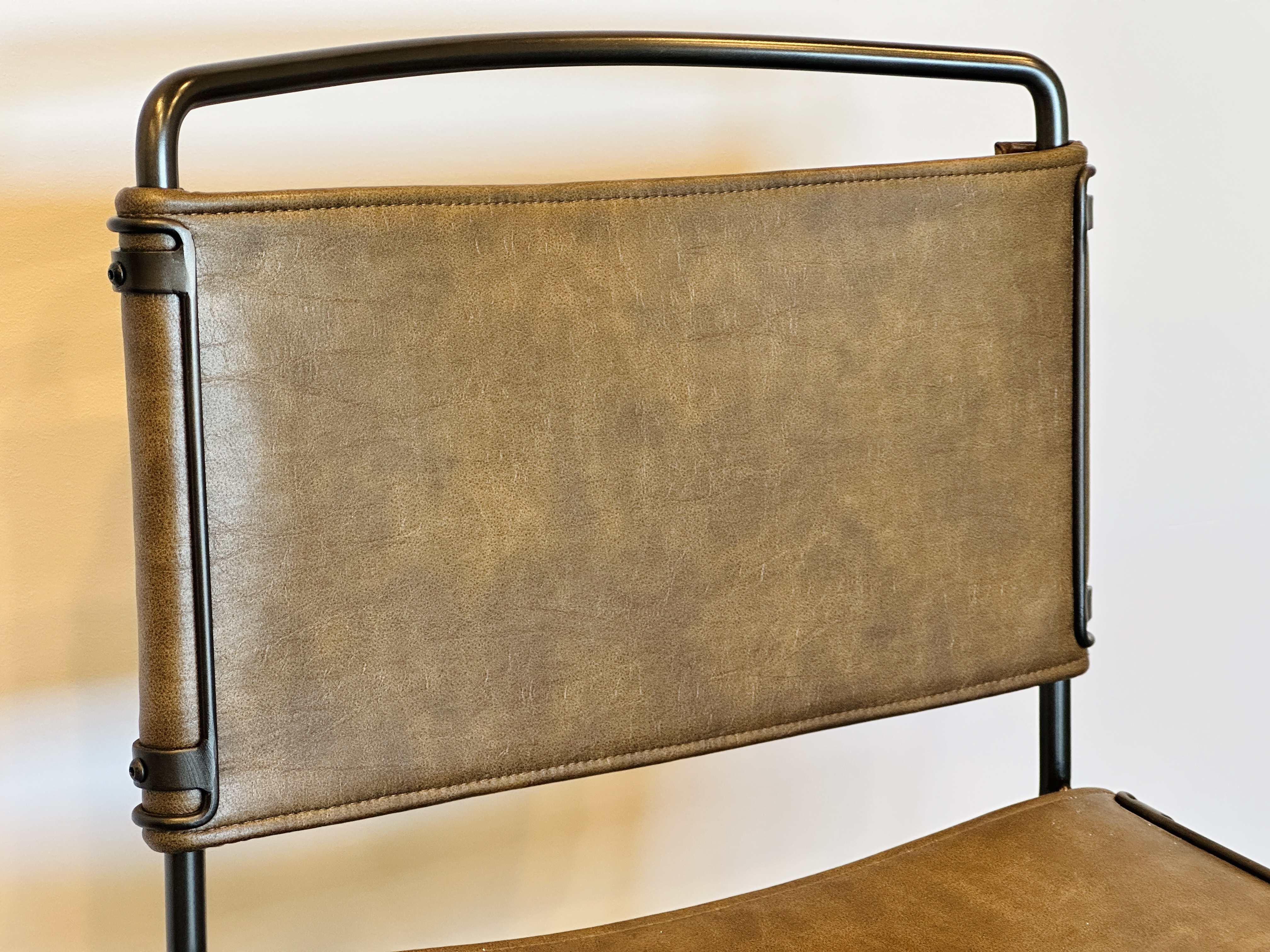 Set of Six Four Hands "Wharton" Counter Stools