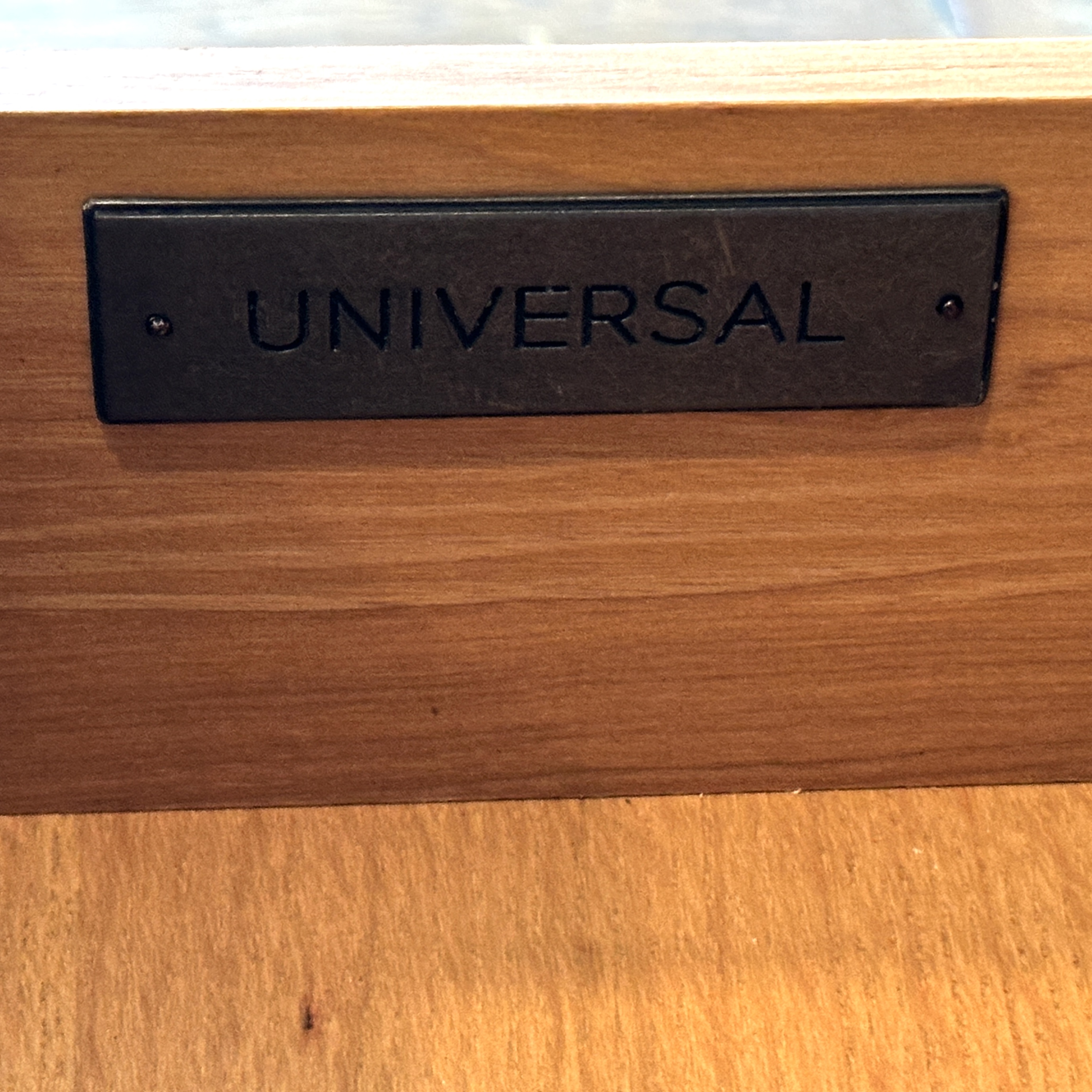 Pair of Universal Furniture "Soliloquy" Single Drawer Bedside Tables