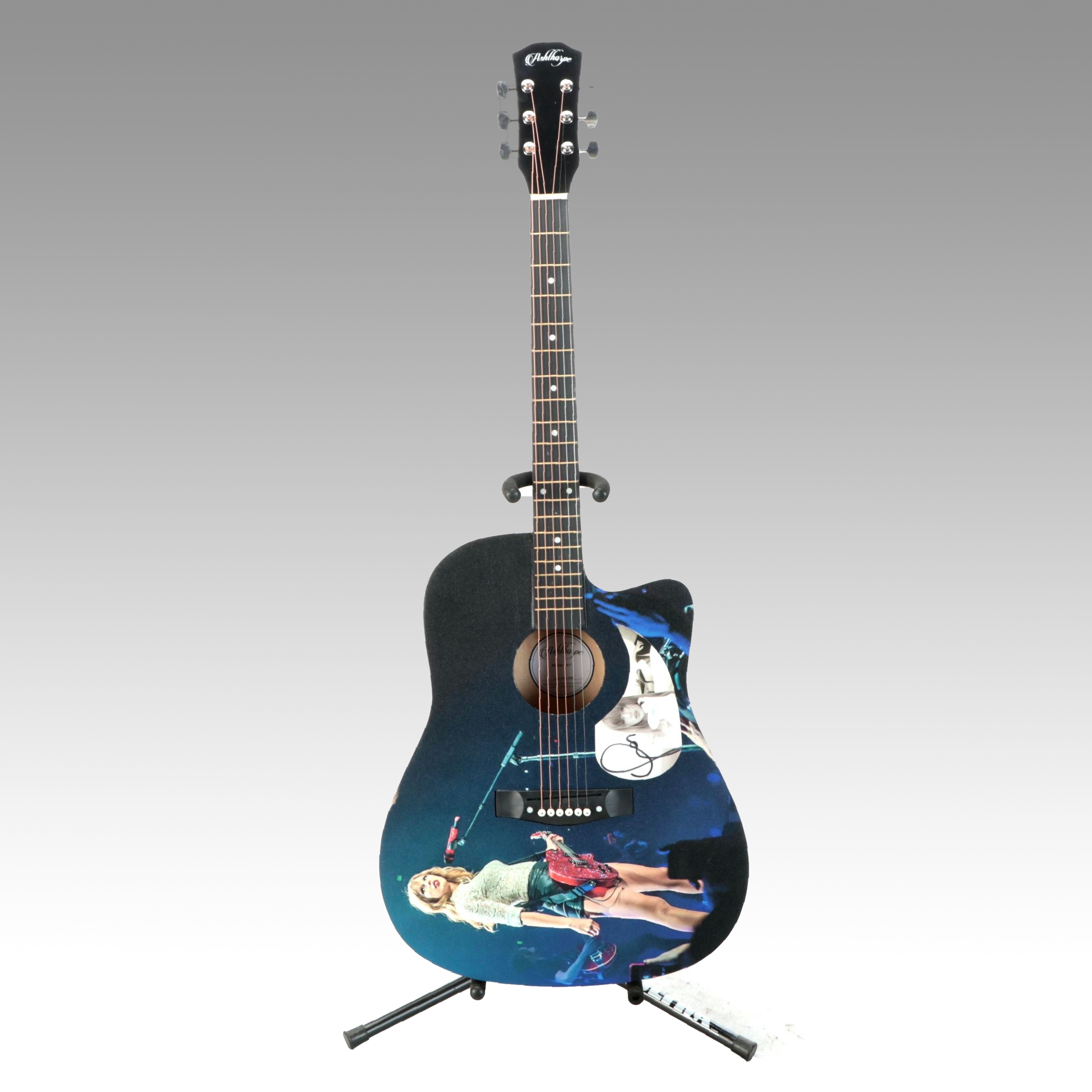 Taylor Swift Eras Decal-Signed Ashthorpe Acoustic Guitar