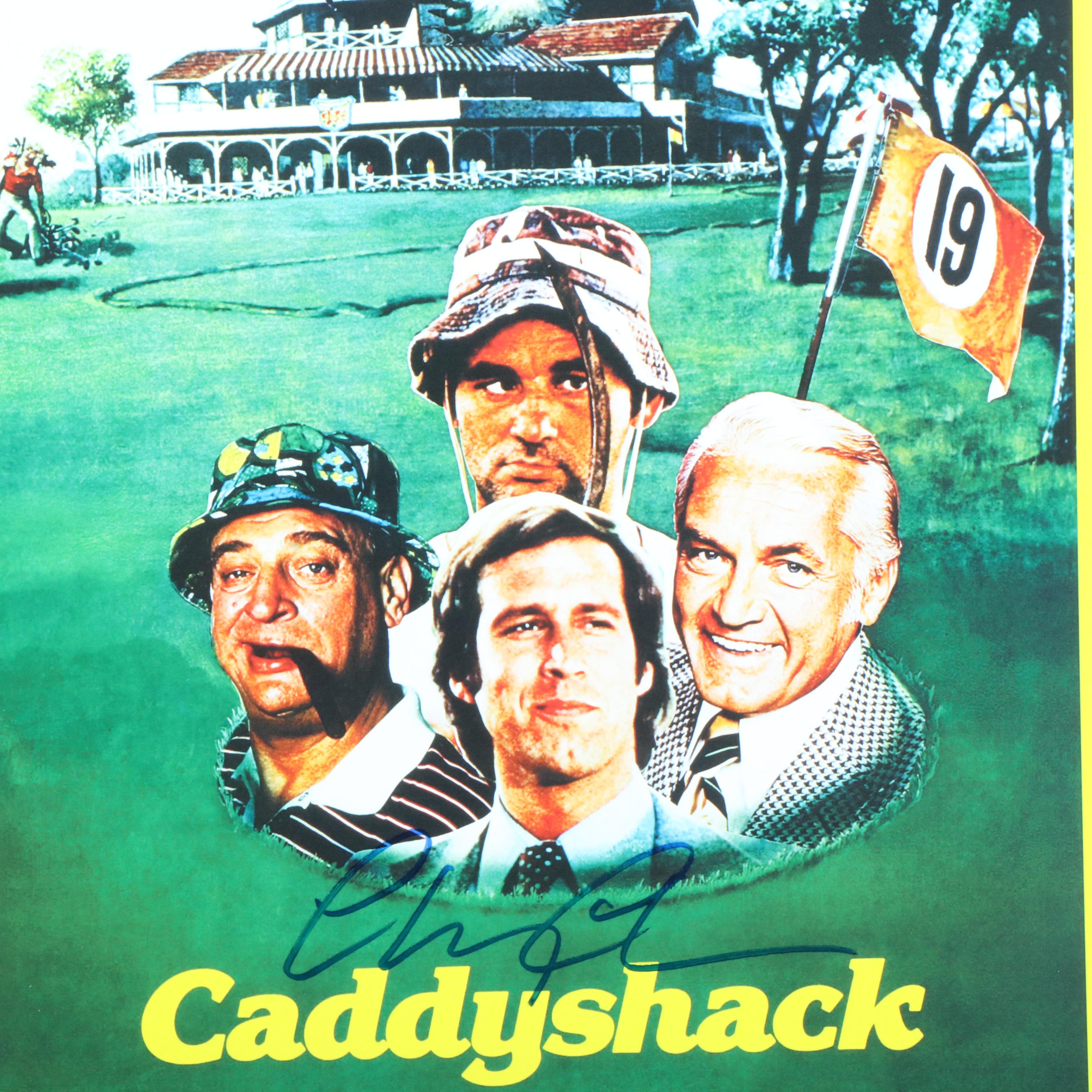 Chevy Chase Signed "Caddyshack" Movie Print, Beckett