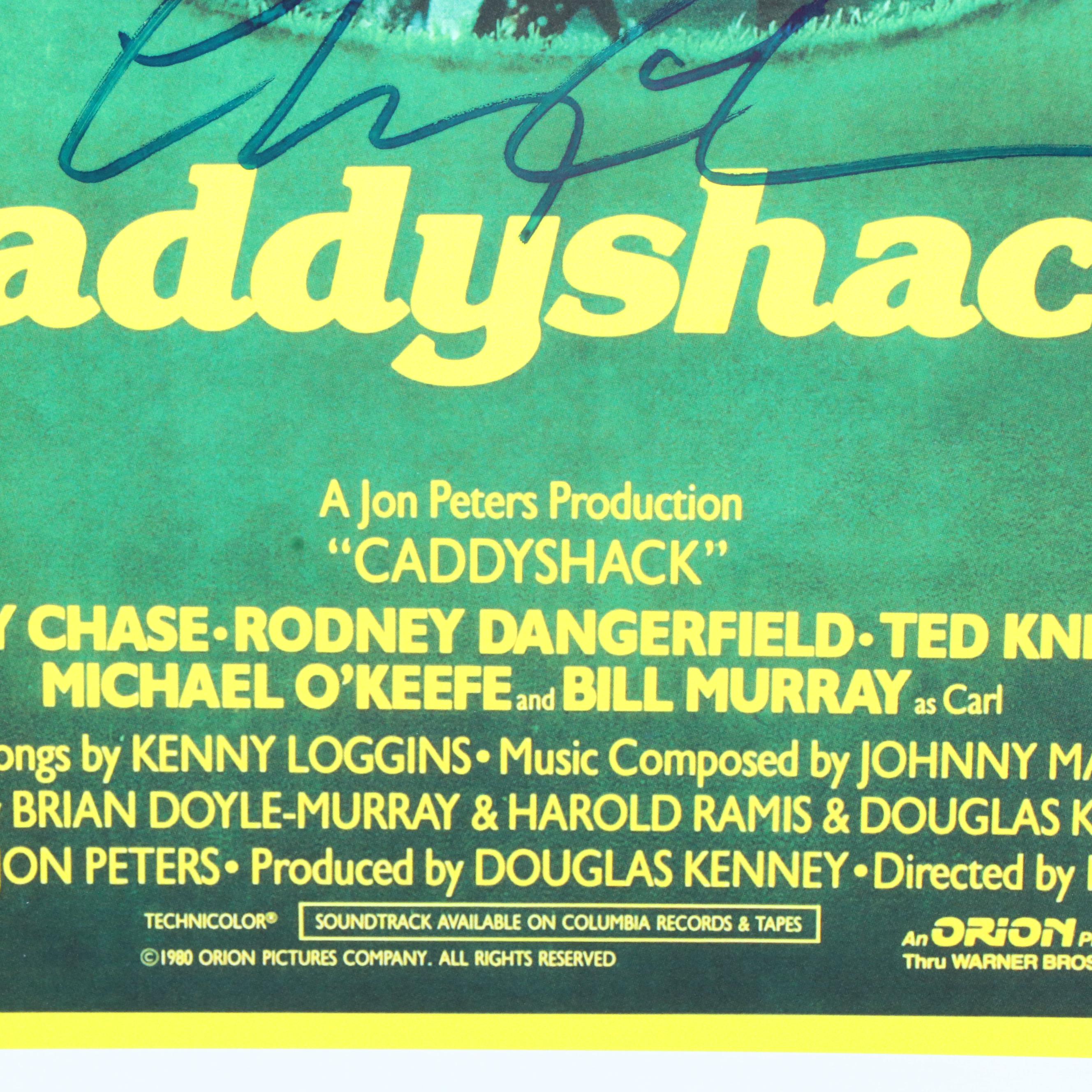Chevy Chase Signed "Caddyshack" Movie Print, Beckett