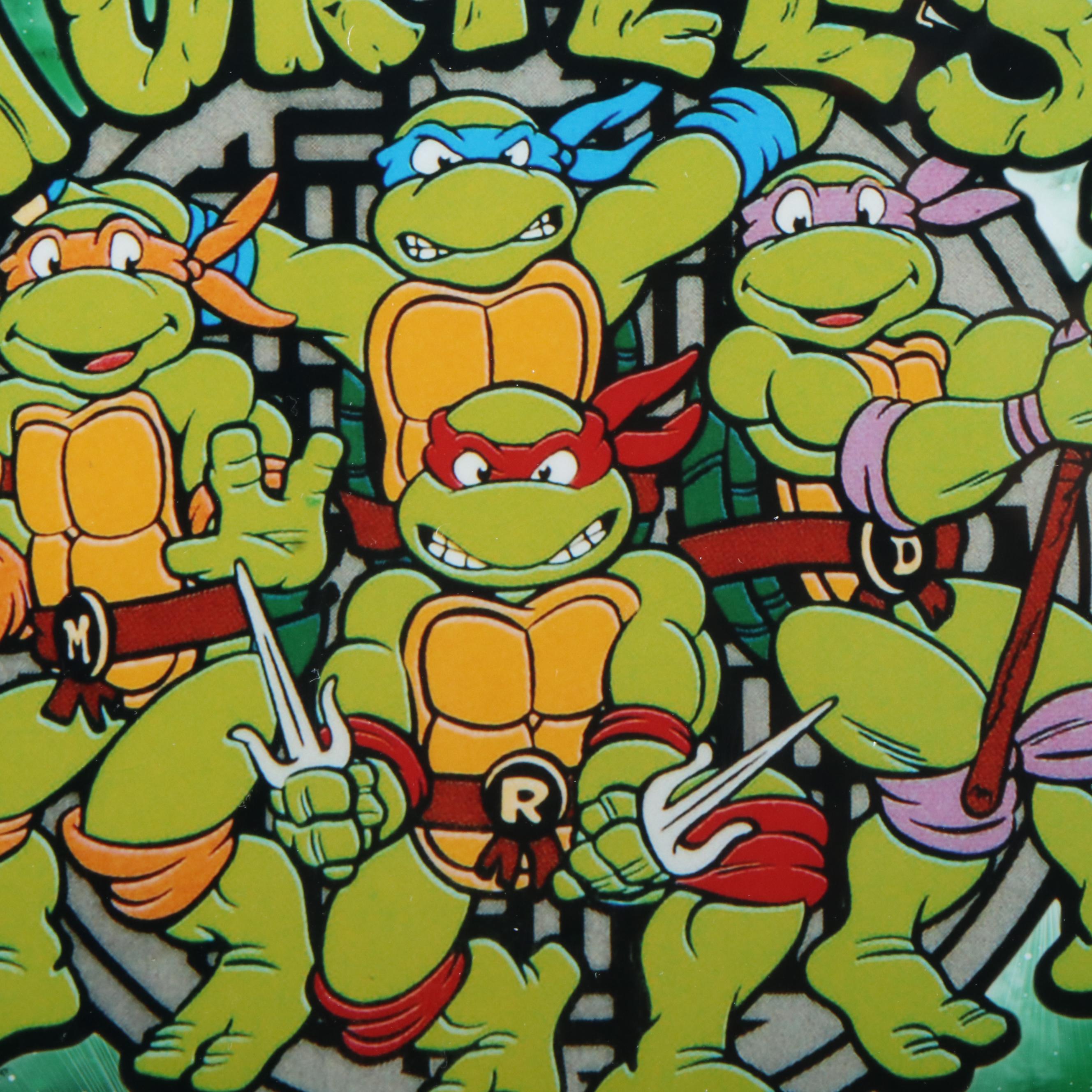 Jim Lawson Signed “Teenage Mutant Ninja Turtles” Print in Matted Frame, Beckett