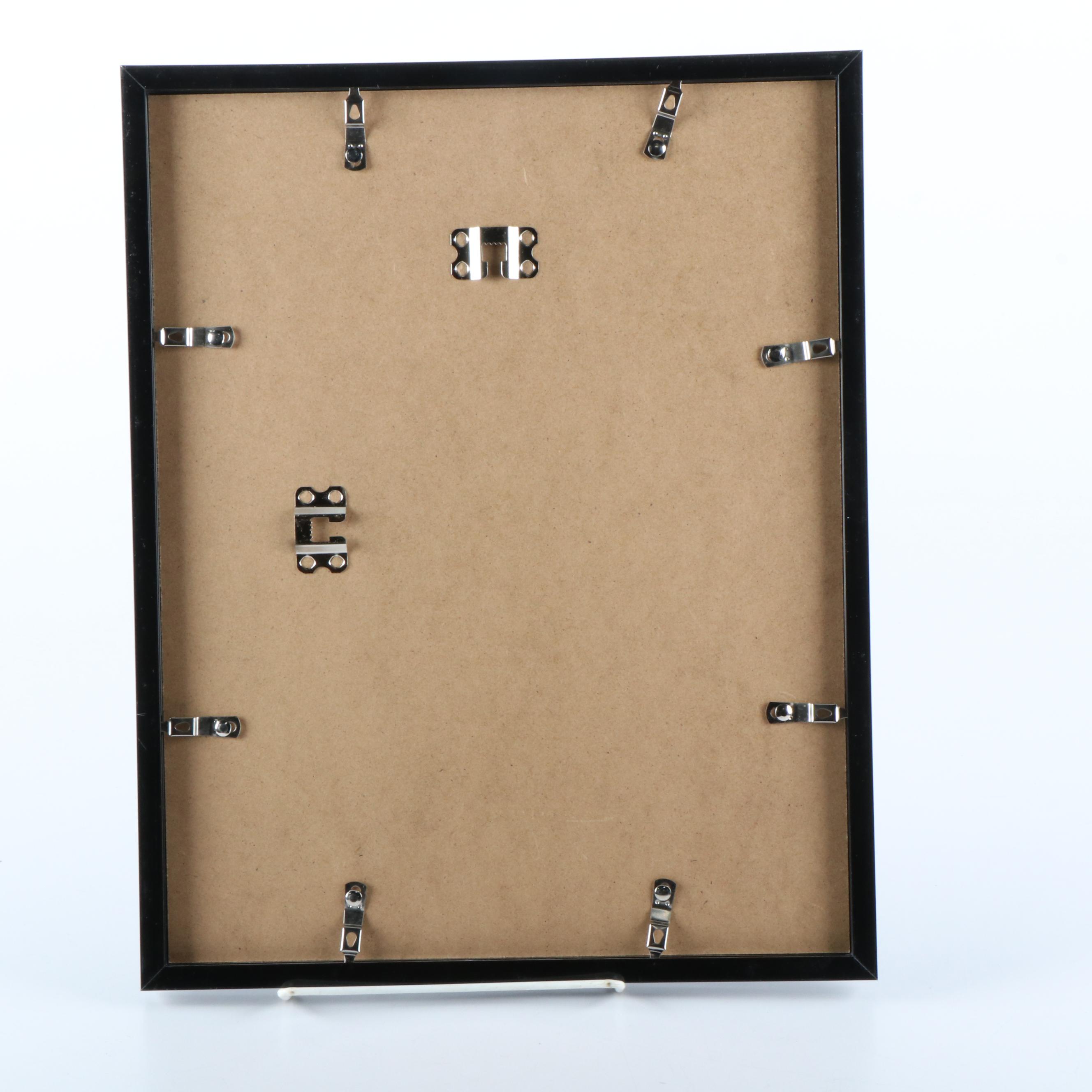 Jim Lawson Signed “Teenage Mutant Ninja Turtles” Print in Matted Frame, Beckett