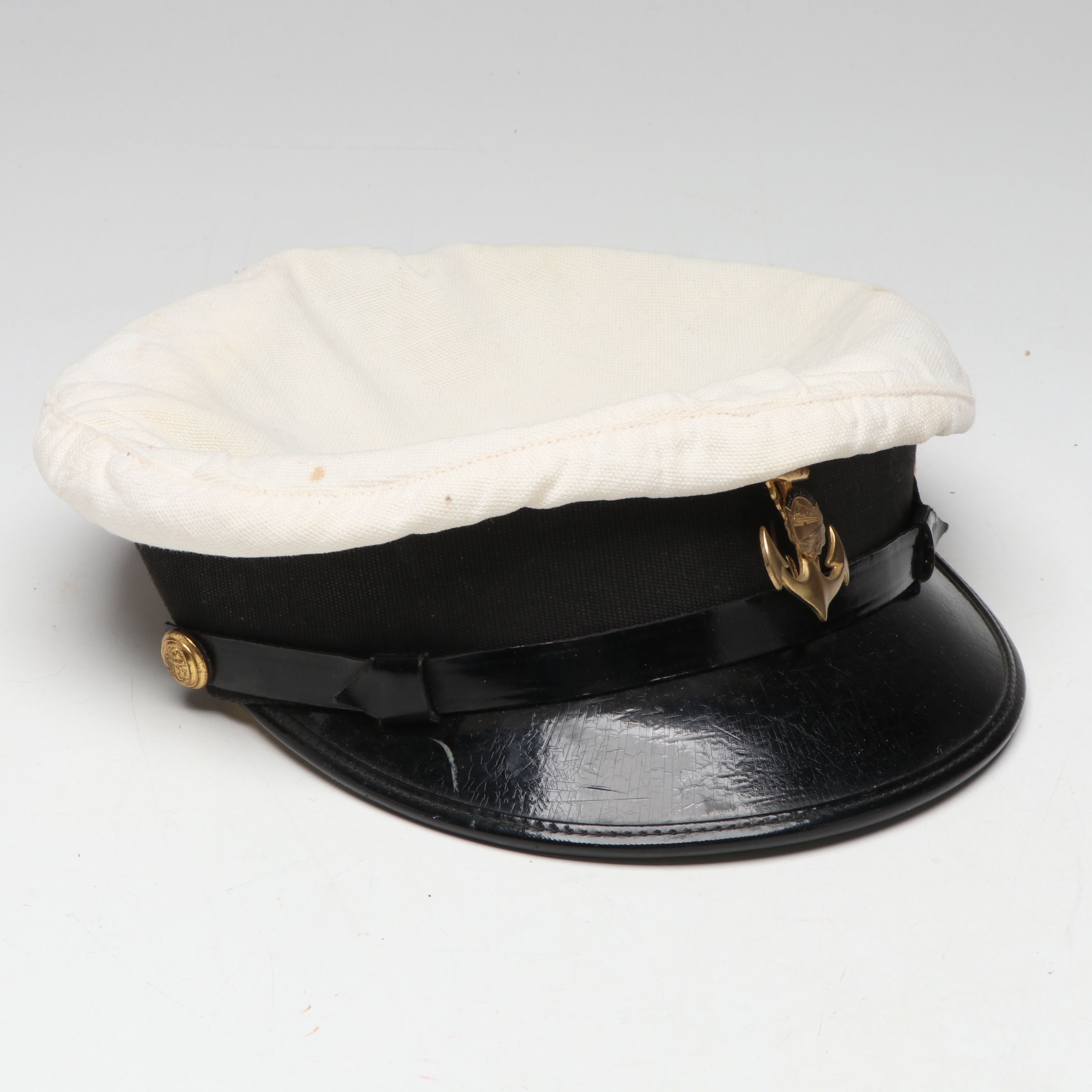 S.S. Aquarama Pennant, Creamer, Cup and Peaked Cap, Mid-20th Century