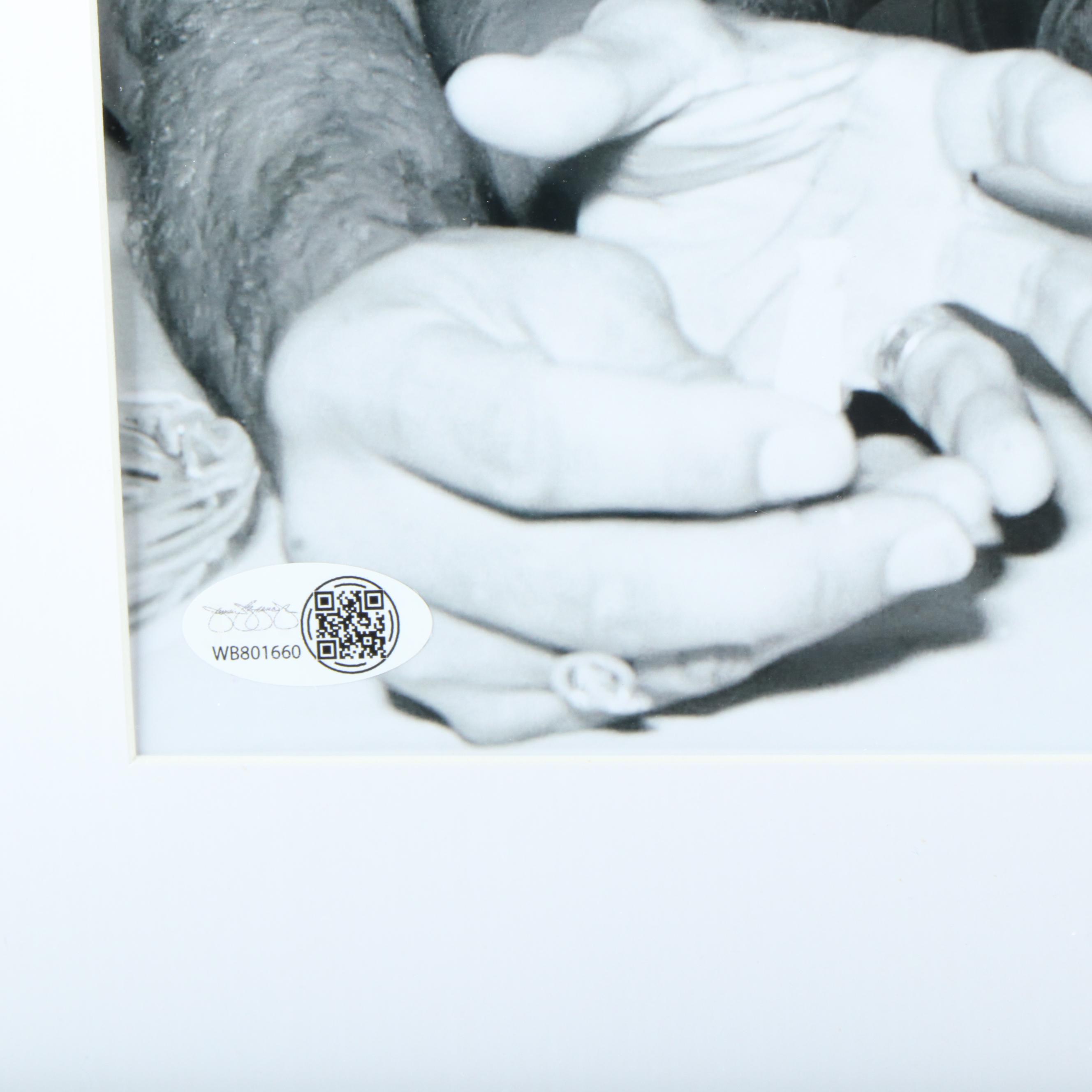 Tommy Chong Signed “Cheech and Chong” Print in Matted Frame, JSA