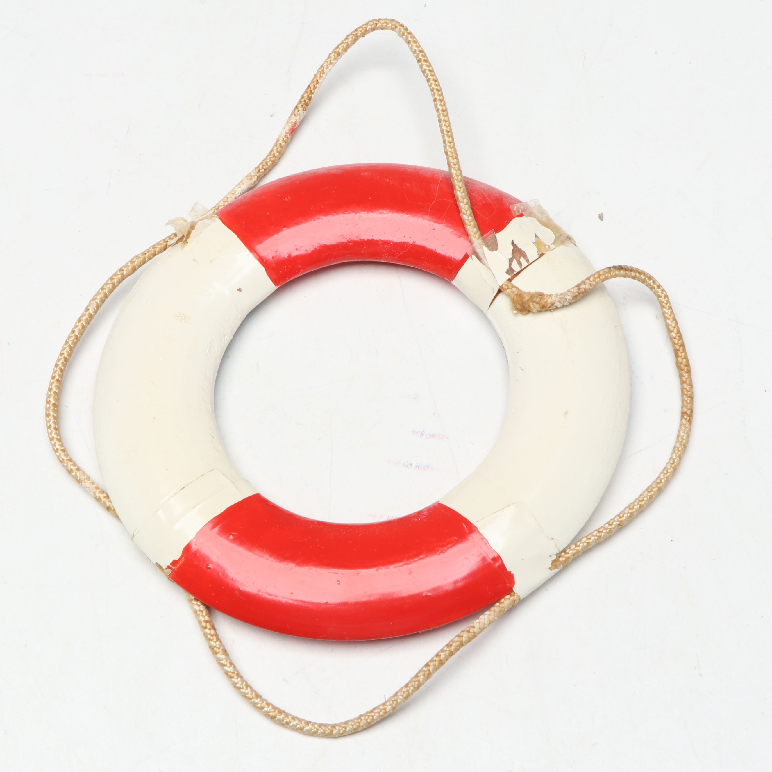 S.S. Normandie, S.S. Constitution with Other Liferaft Wall Hangings