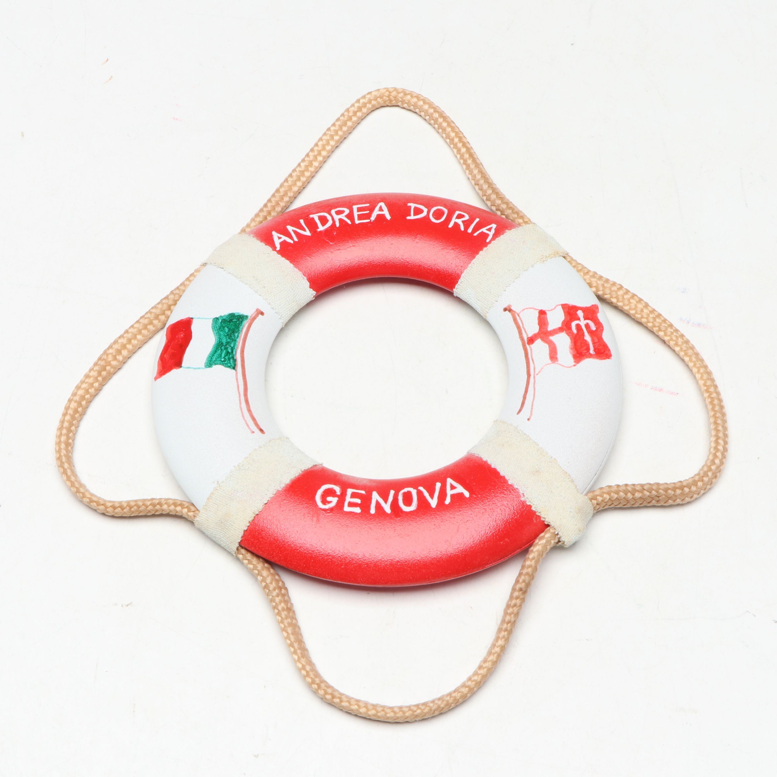 S.S. Normandie, S.S. Constitution with Other Liferaft Wall Hangings