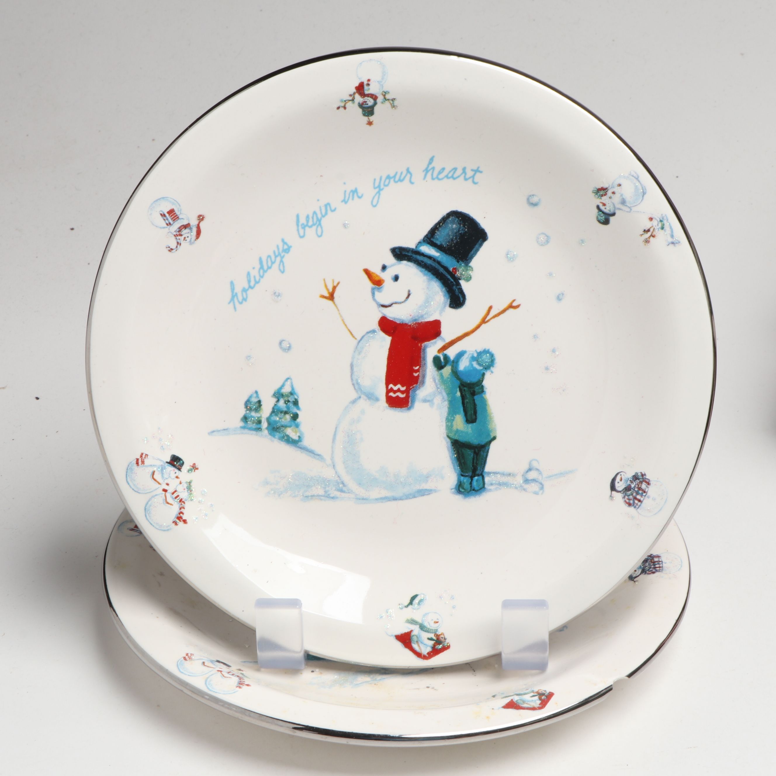 Holiday Table Decor, Plates and Mug, Christmas Ornaments, Tree Skirt, and More