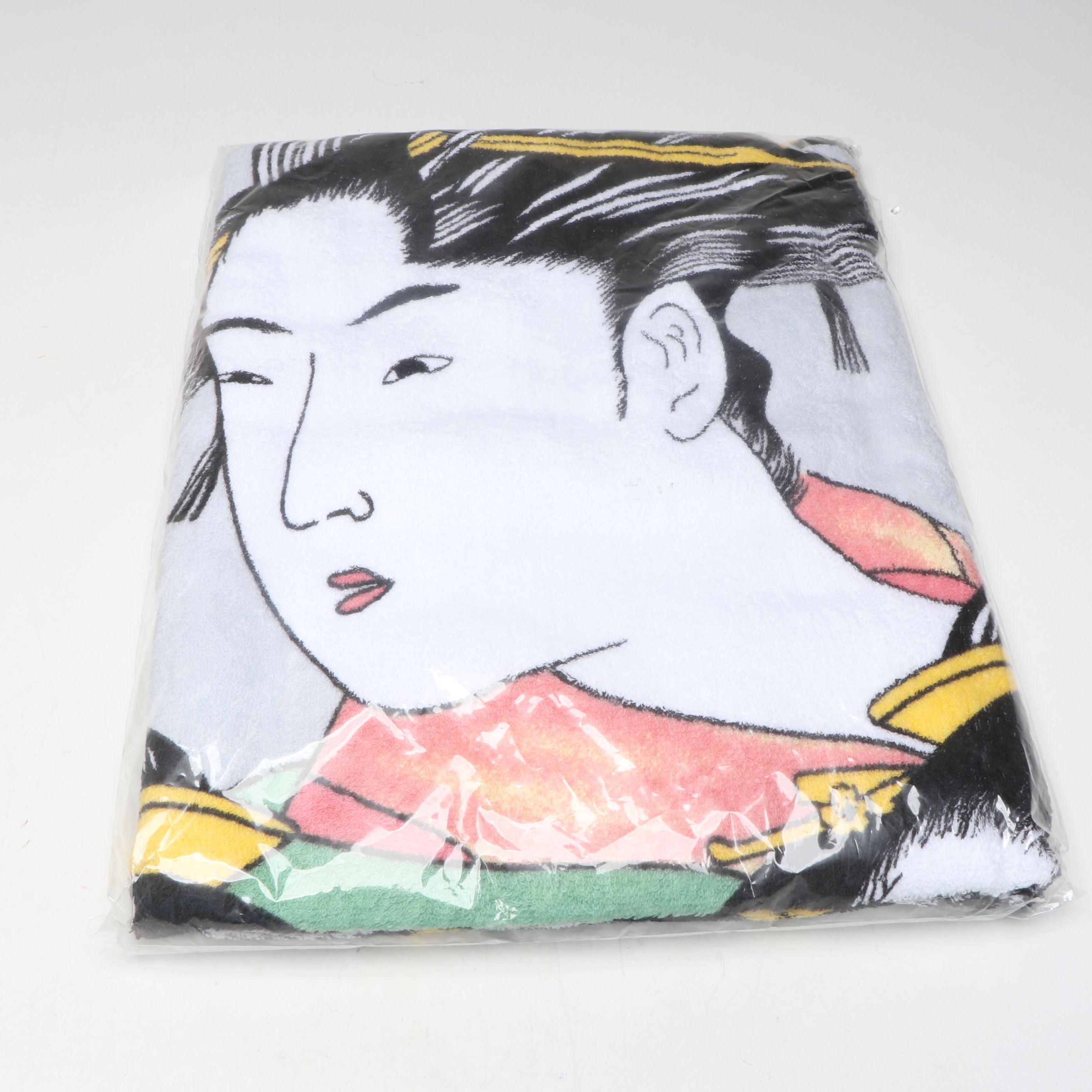 Japanese Ozeki & Co. Gifu Lantern, Other Printed Towel, and Wooden Marionette