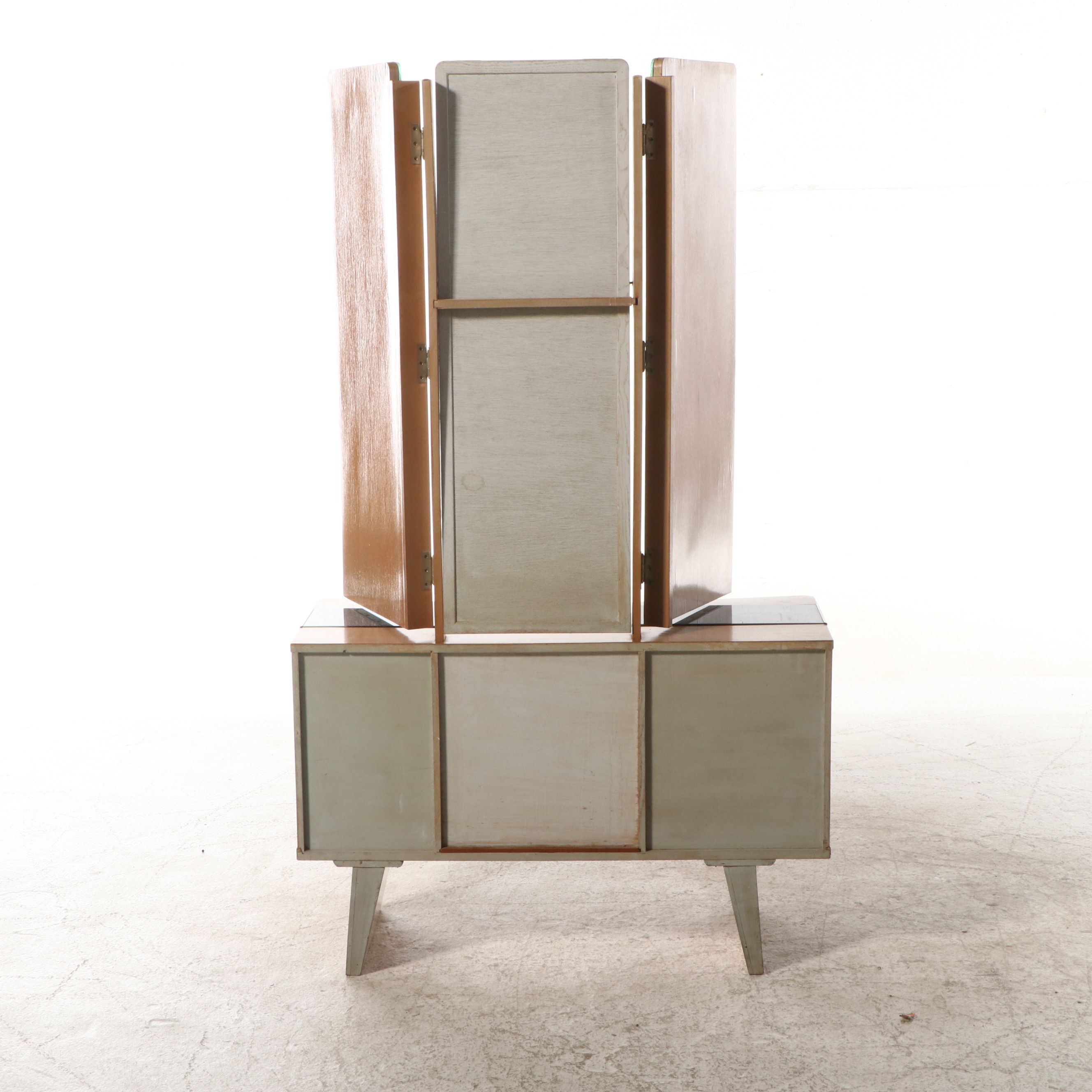 Mid Century Modern Walnut Vanity