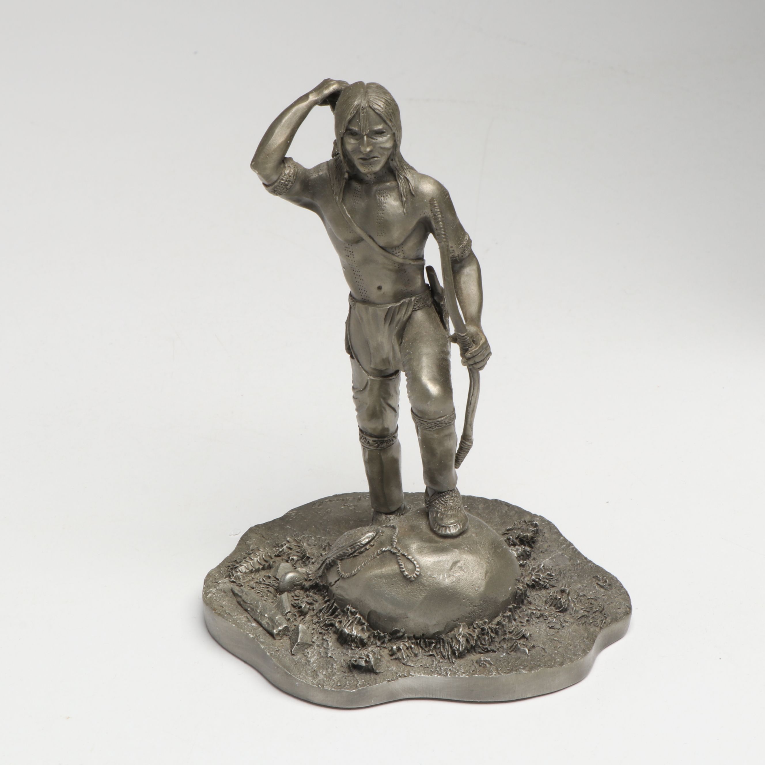 The Franklin Mint "The Prospector", "The Mountie" and Other Pewter Figurines