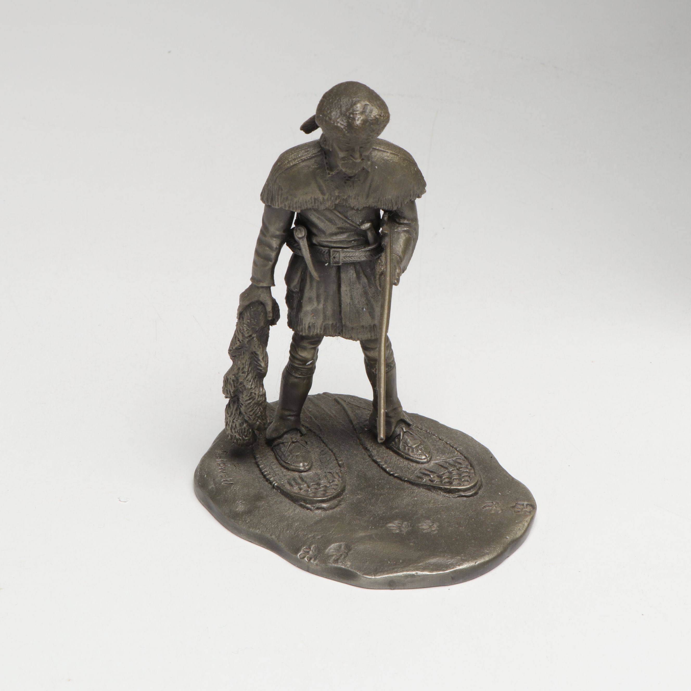 The Franklin Mint "The Prospector", "The Mountie" and Other Pewter Figurines