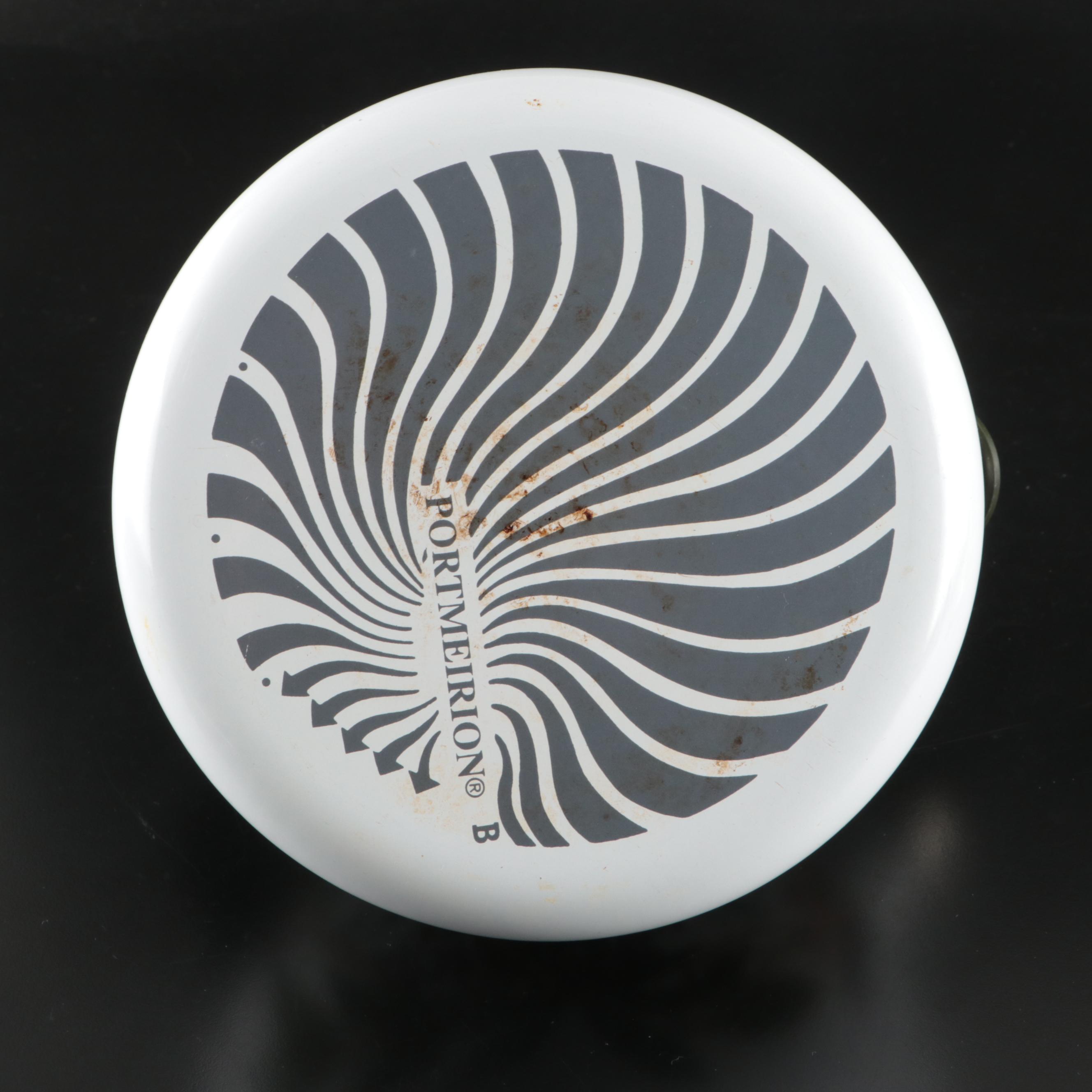 Portmeirion "The Botanic Garden" Metal Tea Kettle with Ceramic Mugs