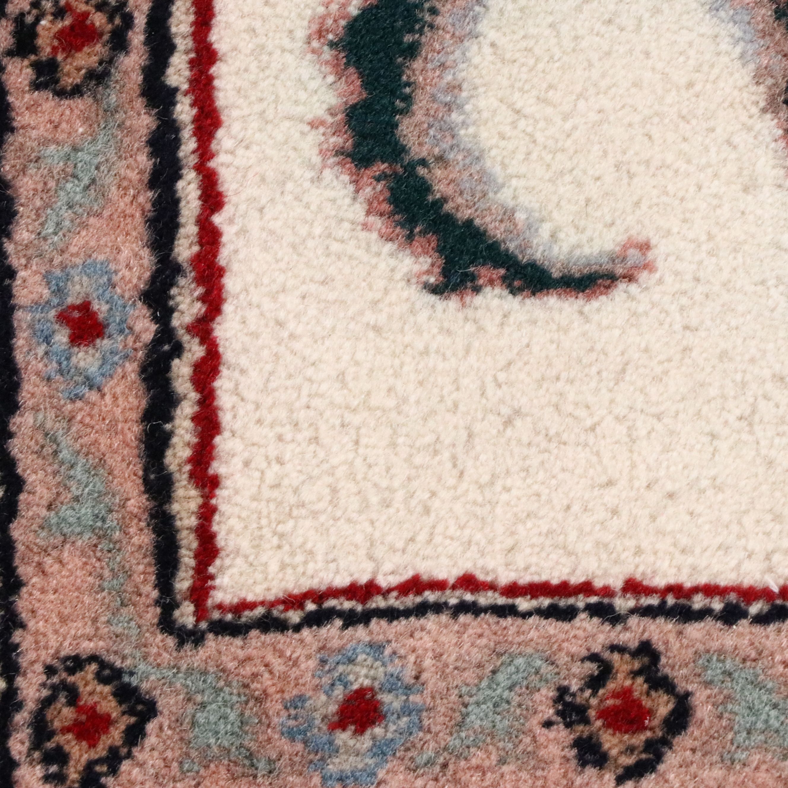 1'11 x 15'3 Hand-Knotted Persian Tabriz Room Sized Rug