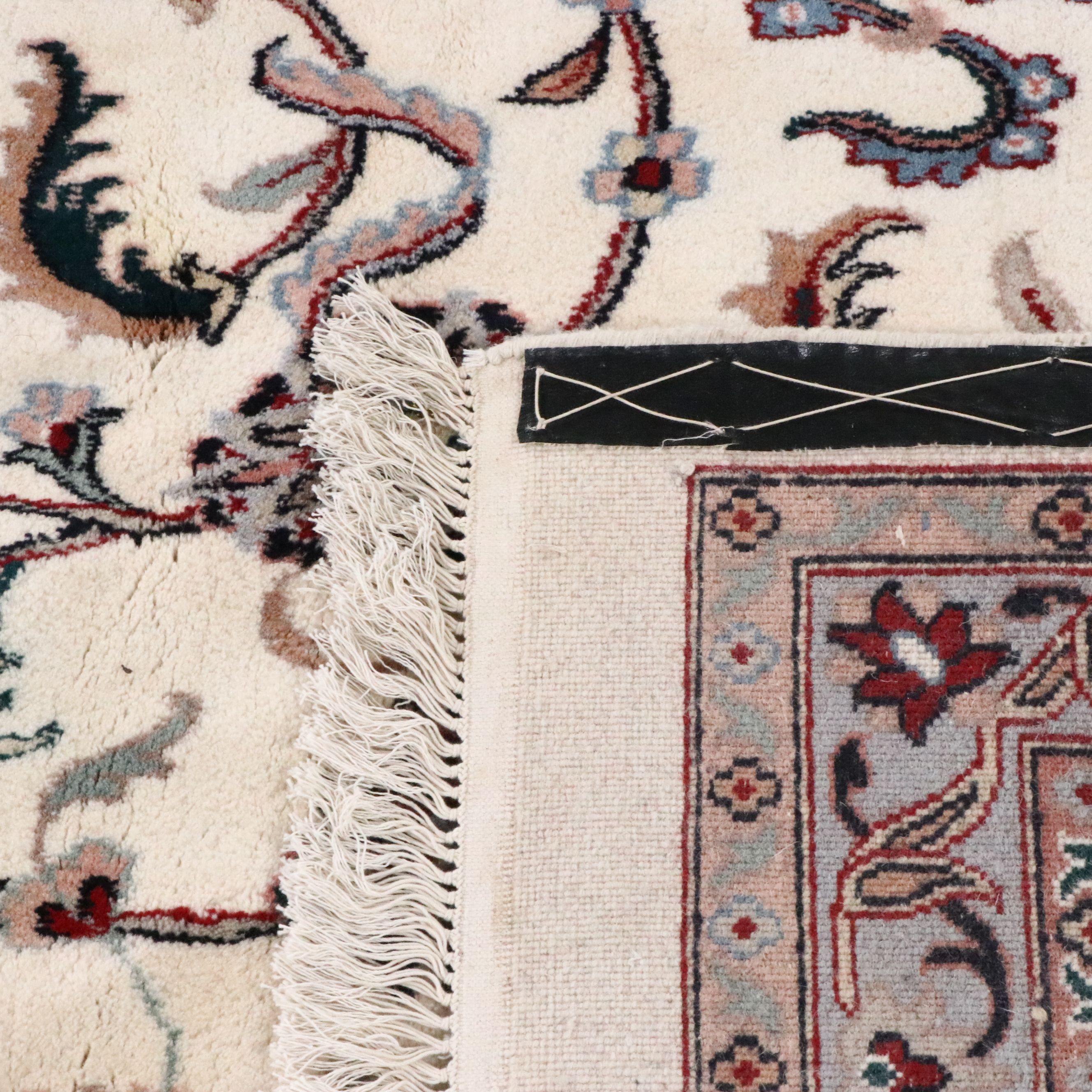 1'11 x 15'3 Hand-Knotted Persian Tabriz Room Sized Rug