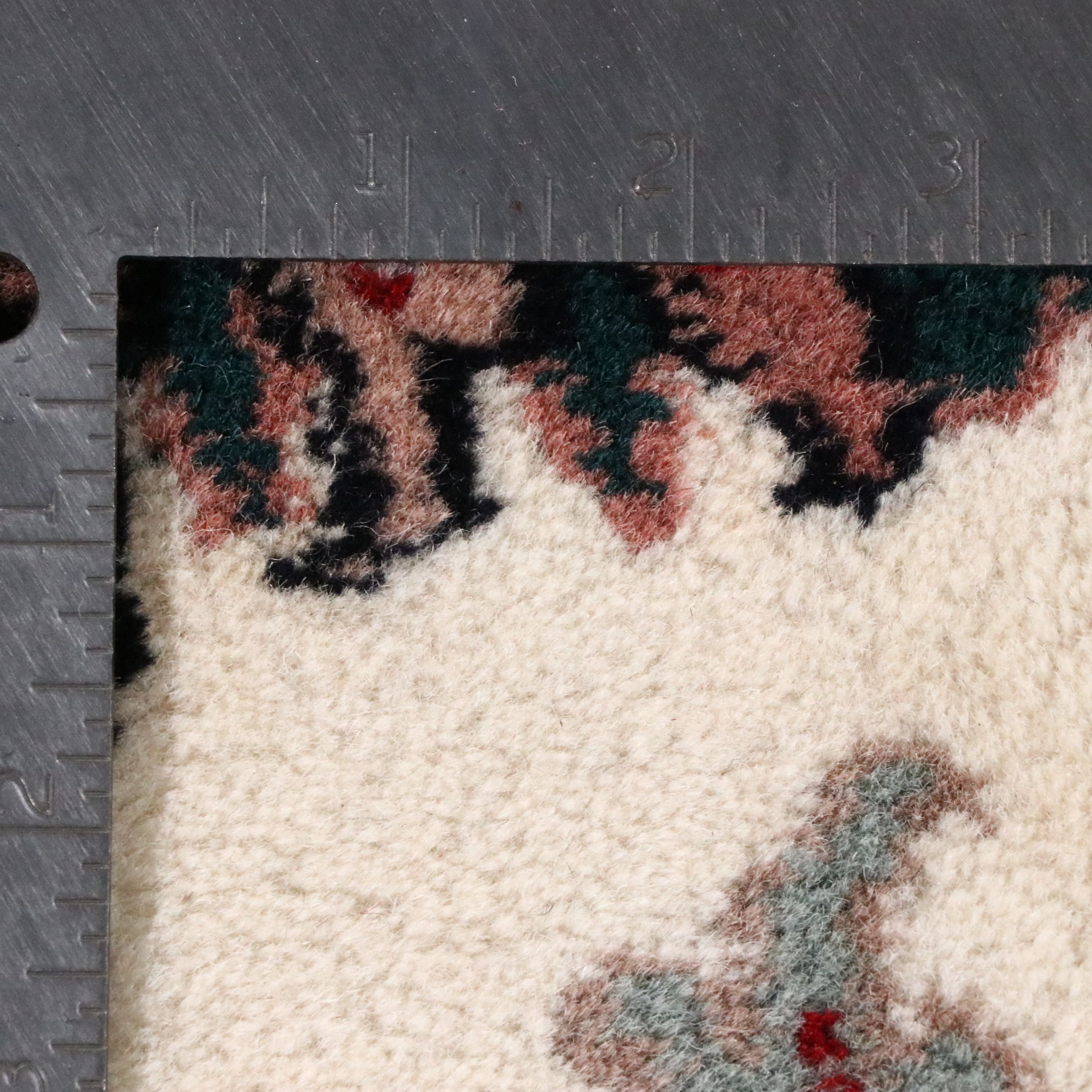 1'11 x 15'3 Hand-Knotted Persian Tabriz Room Sized Rug