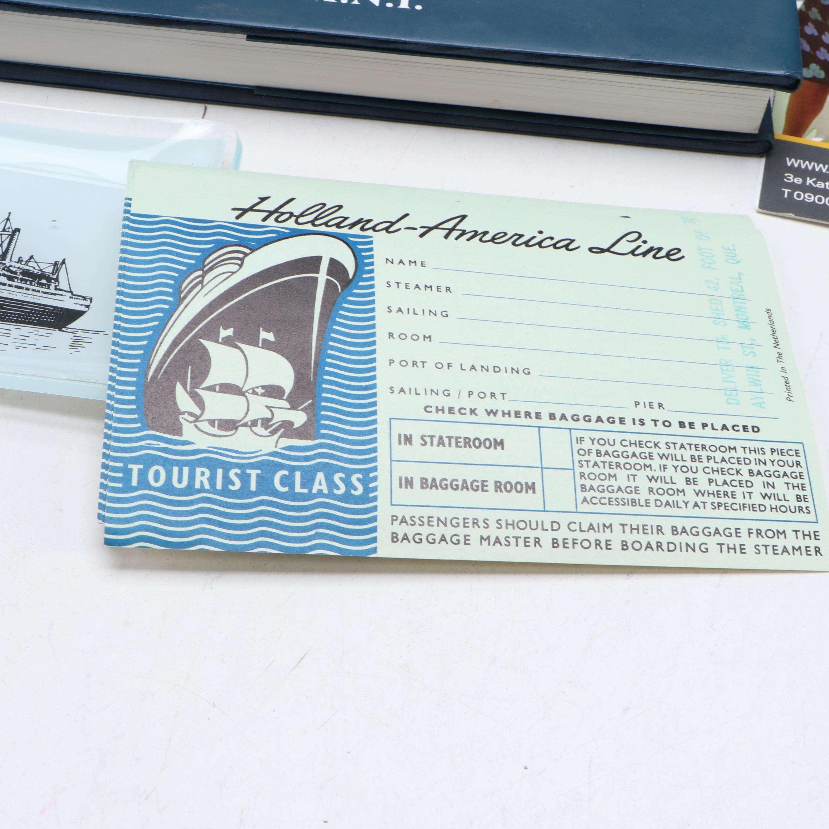 Holland-America Line Souvenirs and Collectibles