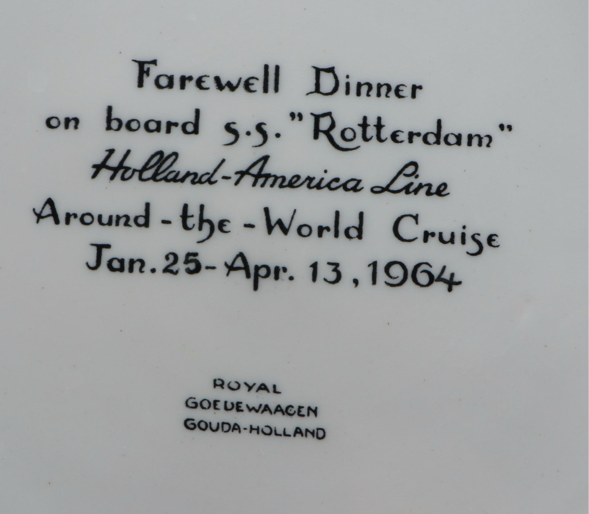 Holland-America Line Souvenirs and Collectibles