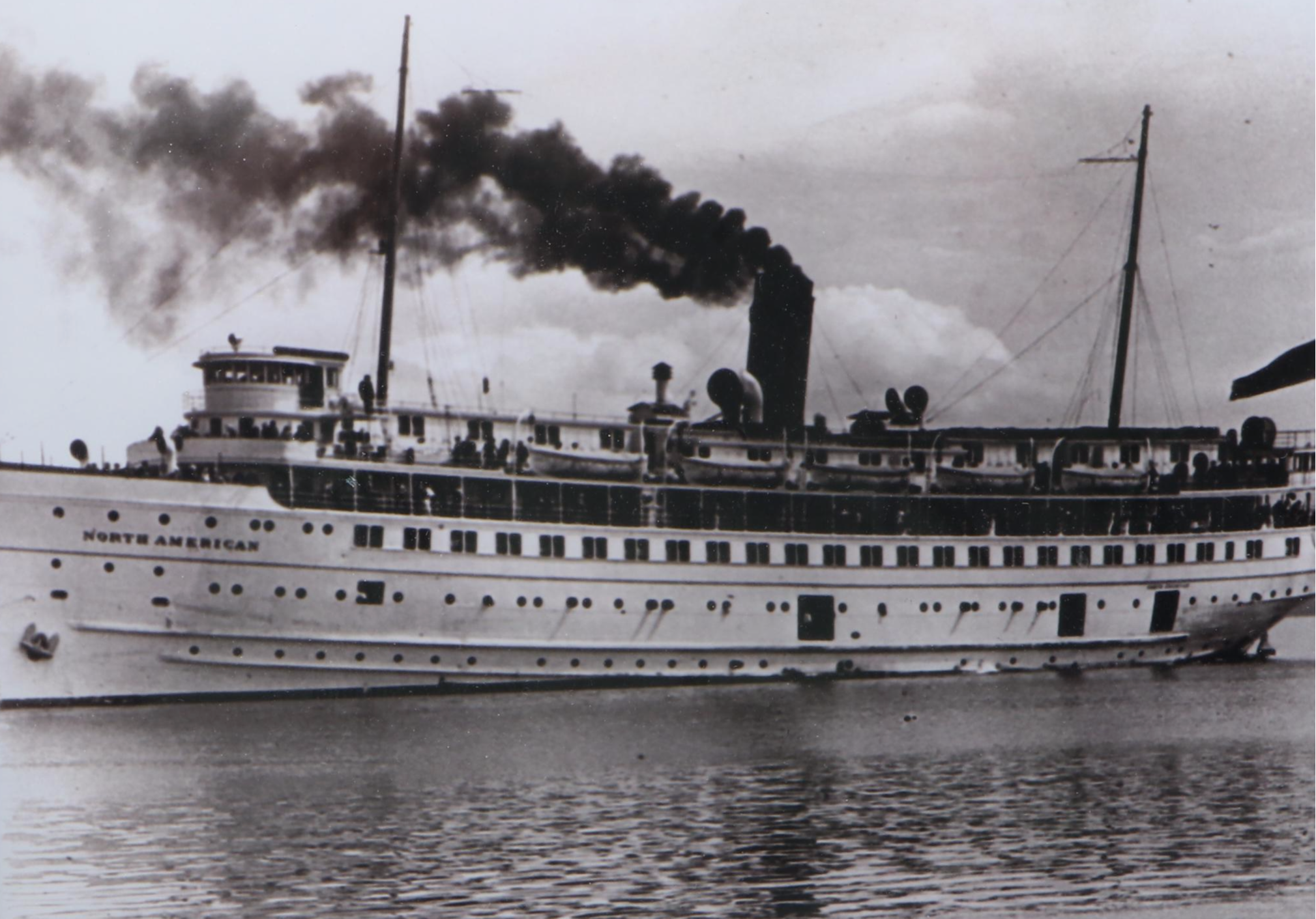 S.S. South American Menu with Pennant, Doll and More, Mid to Late 20th Century