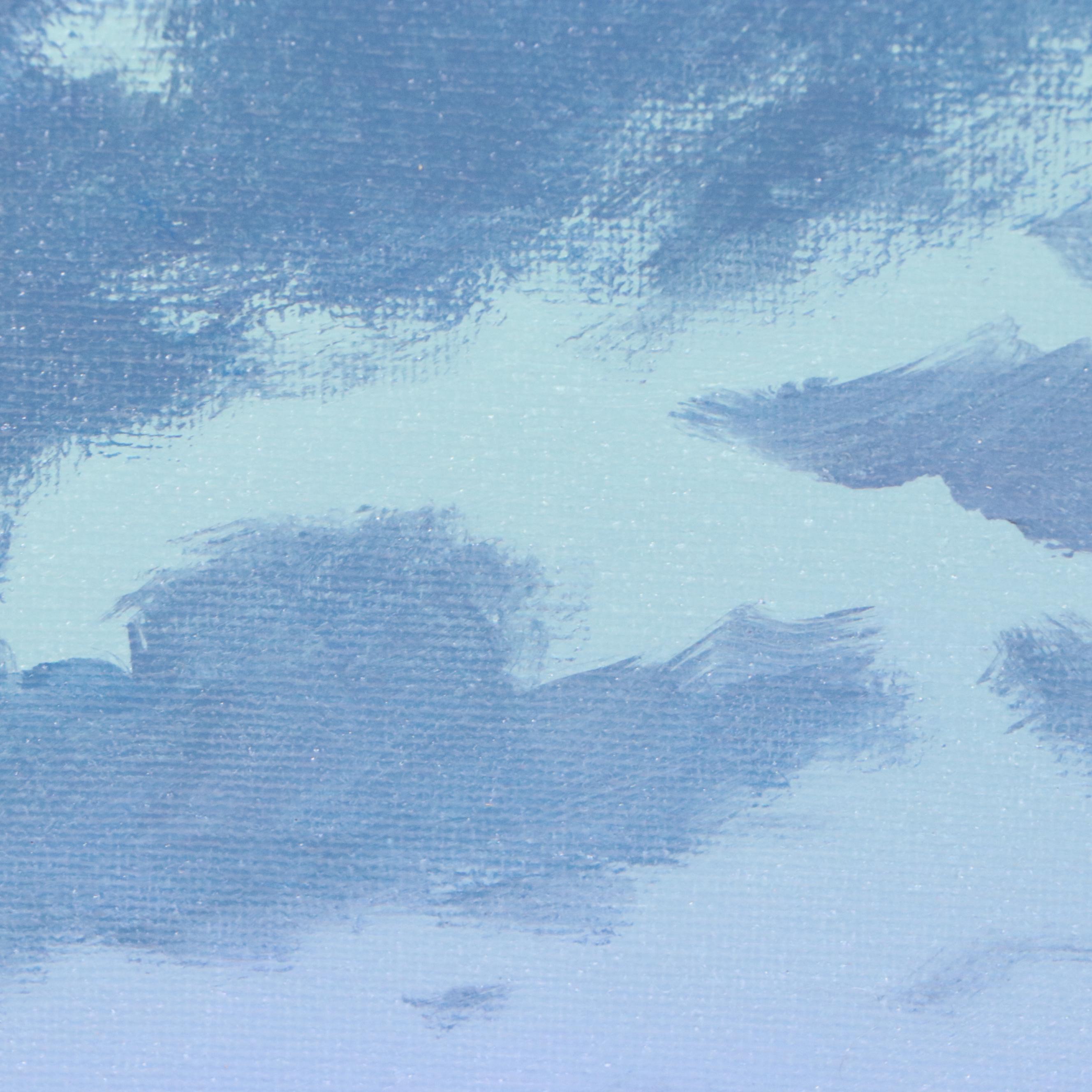 Doug "Bumo" Johnpeer Sunset Landscape Oil Painting, 2025