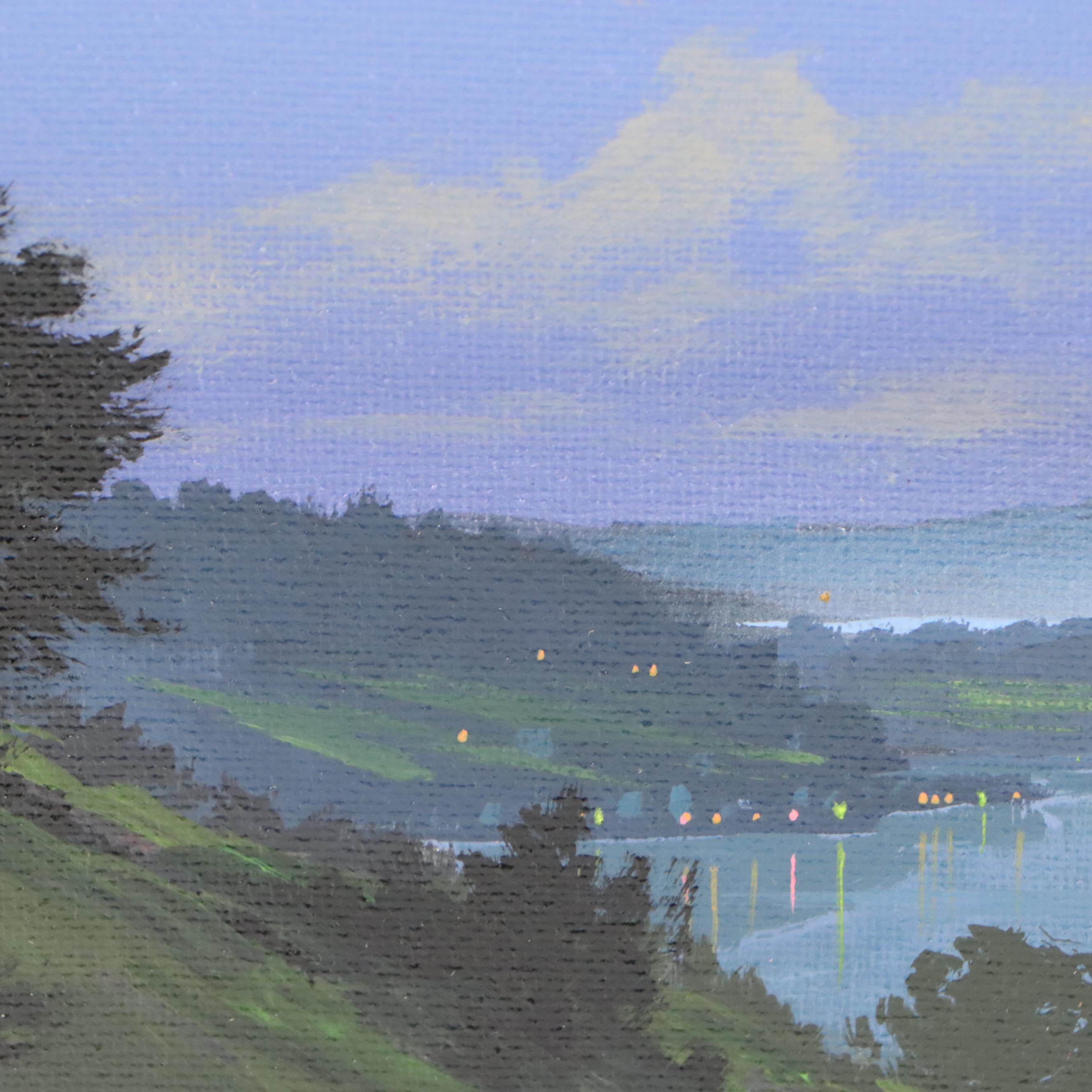 Doug "Bumo" Johnpeer Sunset Landscape Oil Painting, 2025