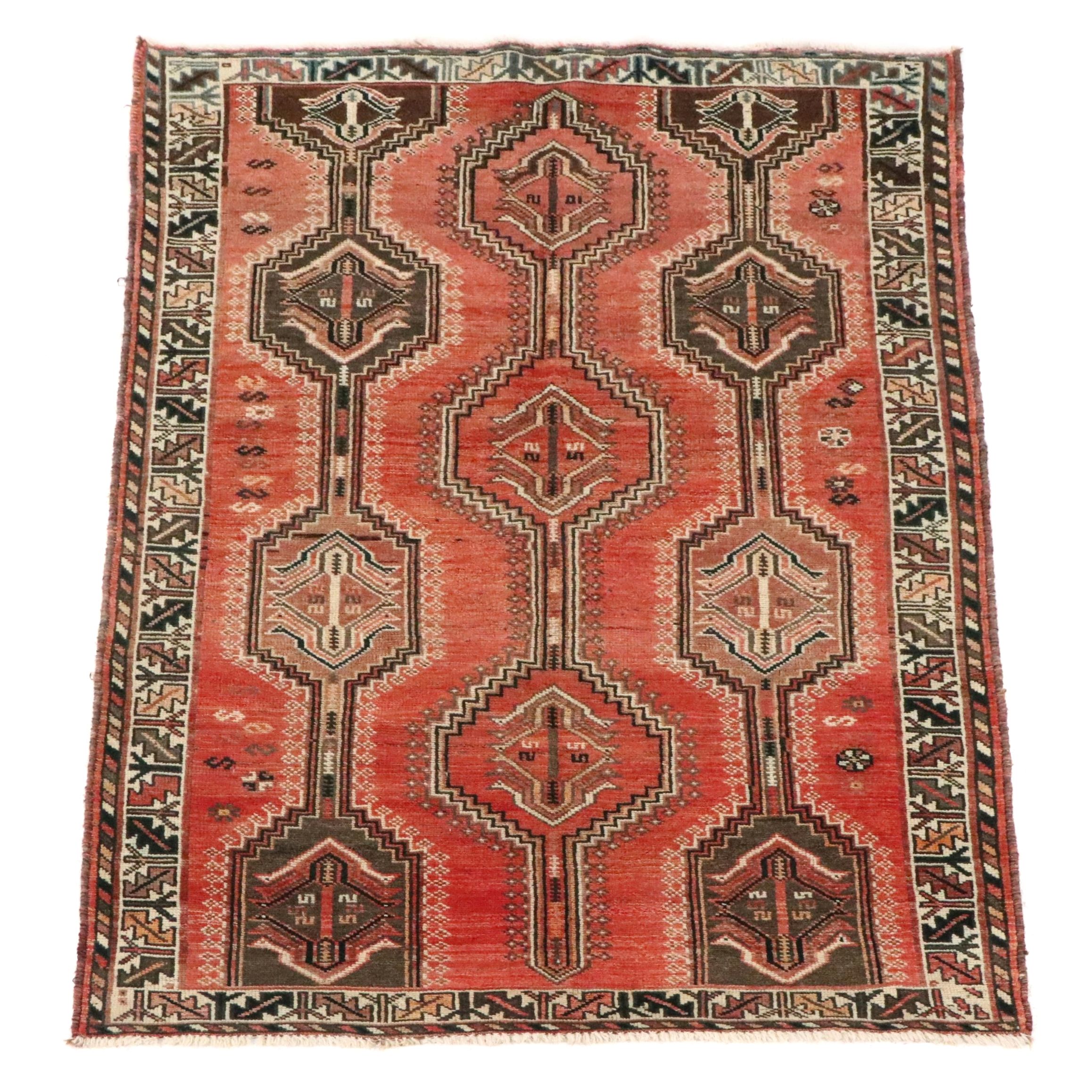 5' x 8'1 Hand-Knotted Persian Yalameh Area Rug