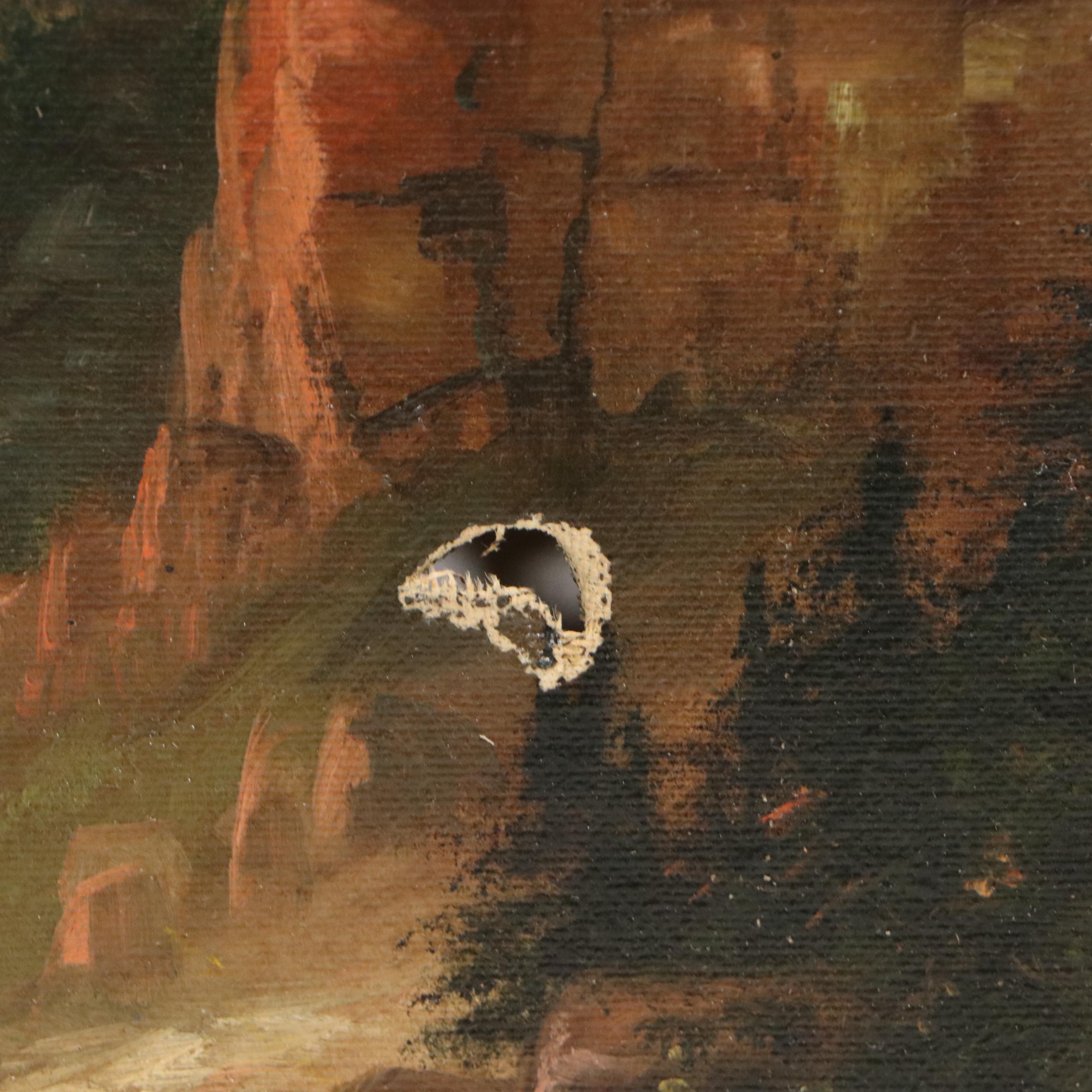 E. L. Paidrick Western American Sunset Landscape Oil Painting