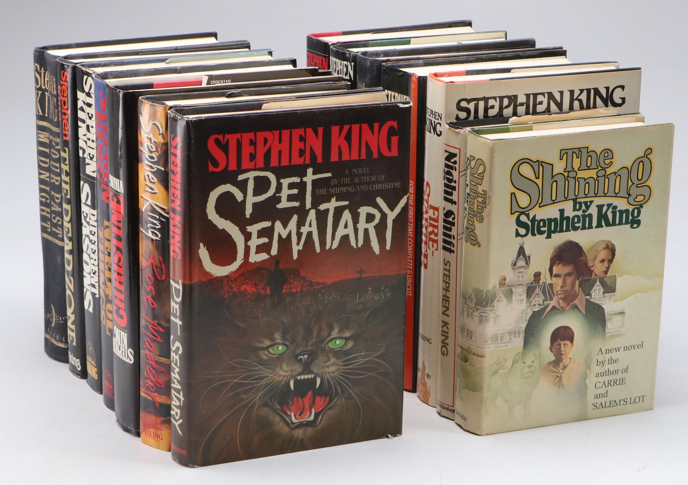 First Edition "Pet Sematary," "The Tommyknockers," and More Stephen King Novels