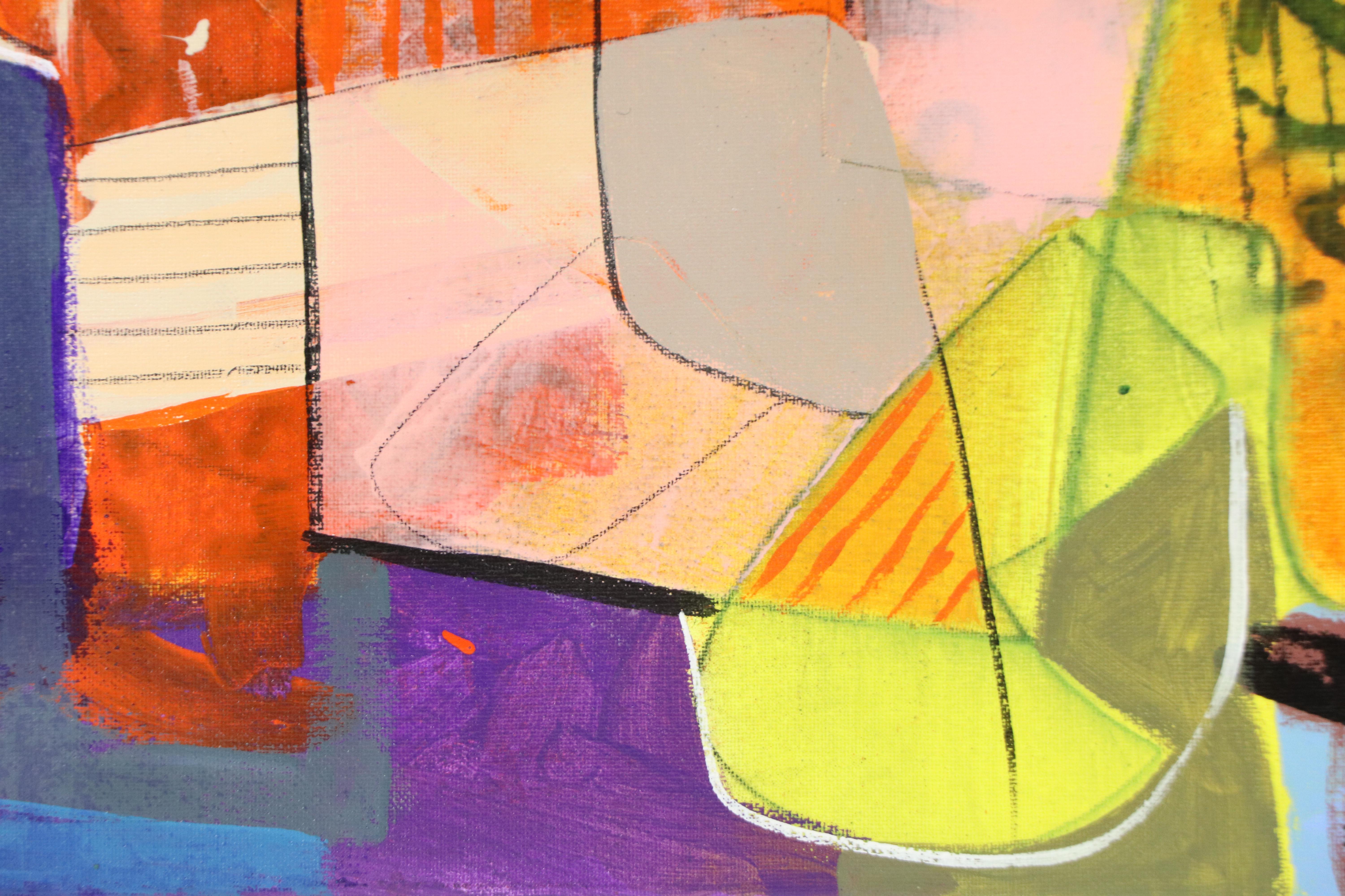 Michel Blázquez Abstract Acrylic Painting, 2025