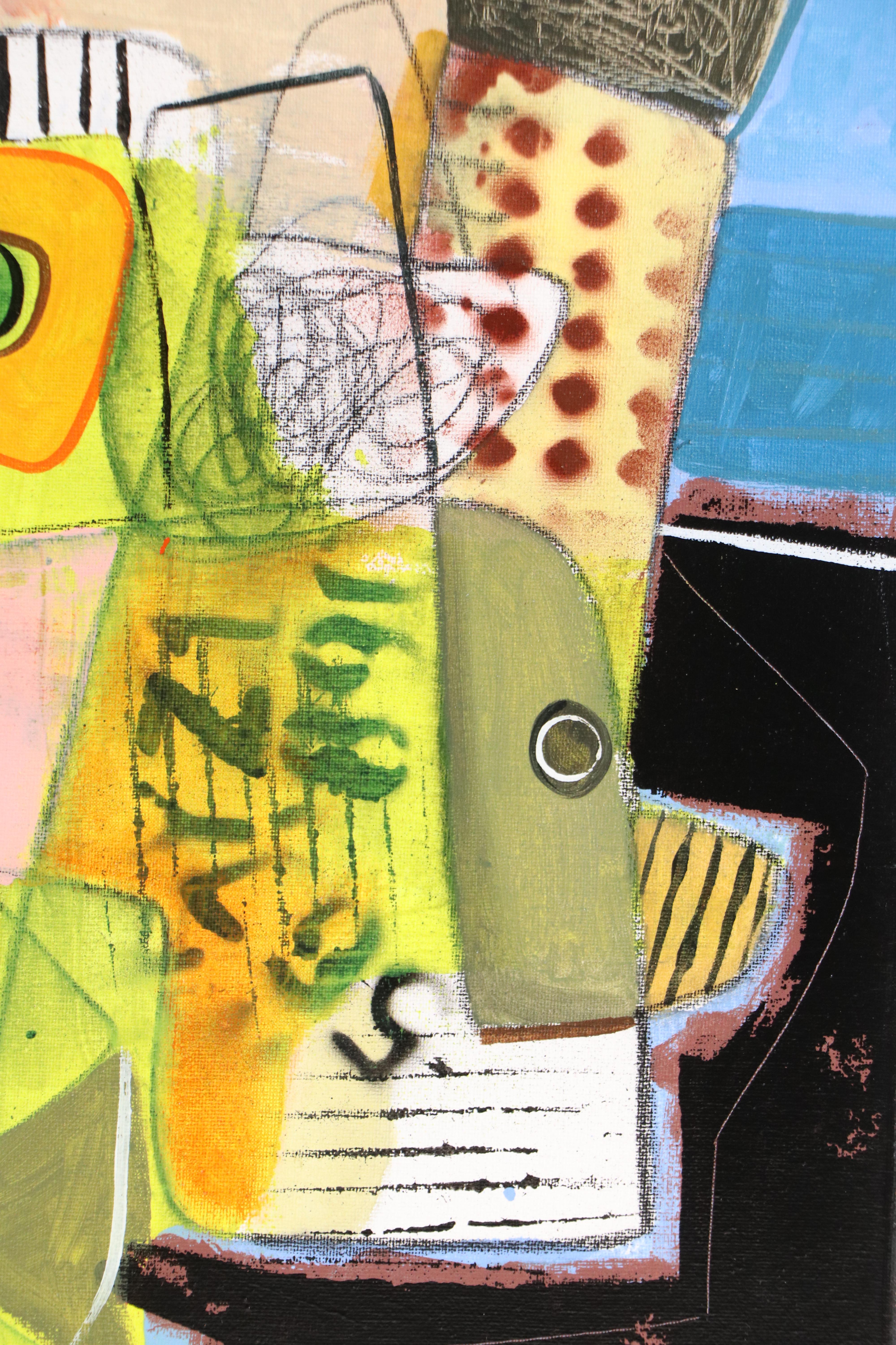 Michel Blázquez Abstract Acrylic Painting, 2025