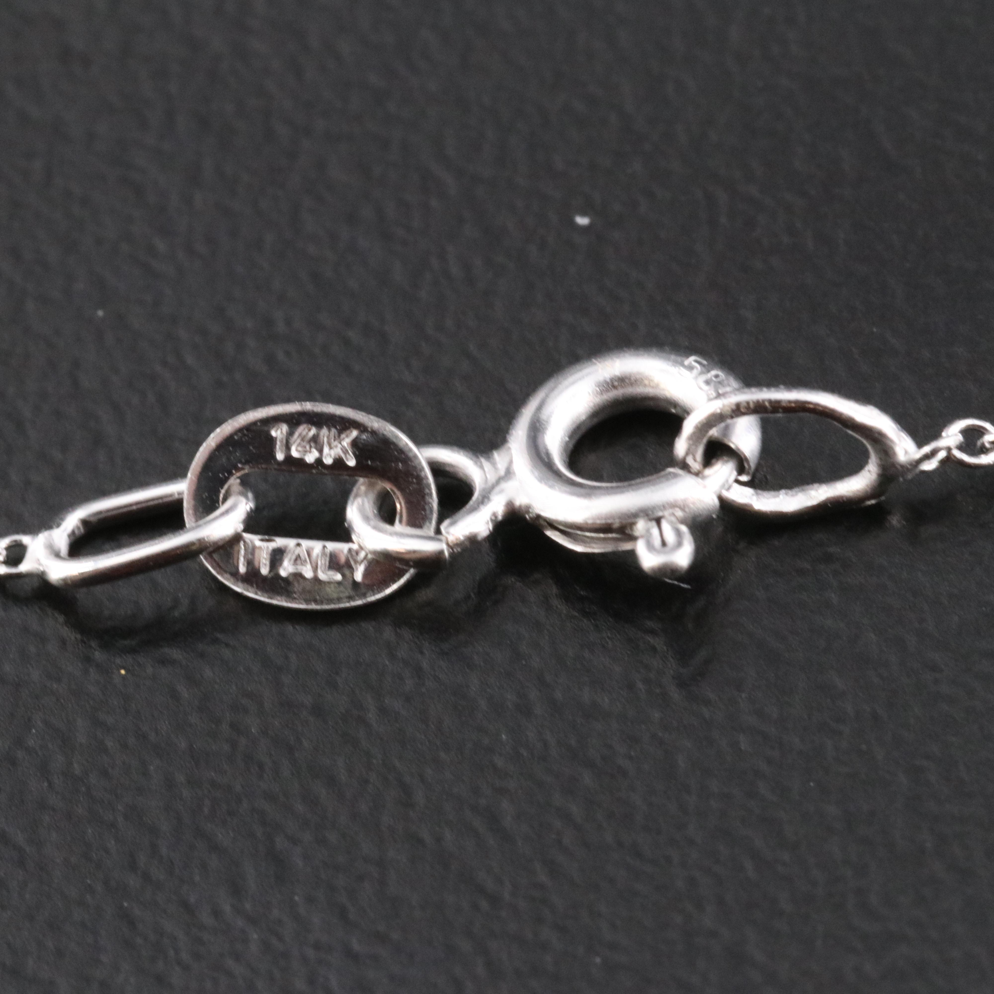 14K 5.02 CT Lab Grown Diamond Pendant Necklace