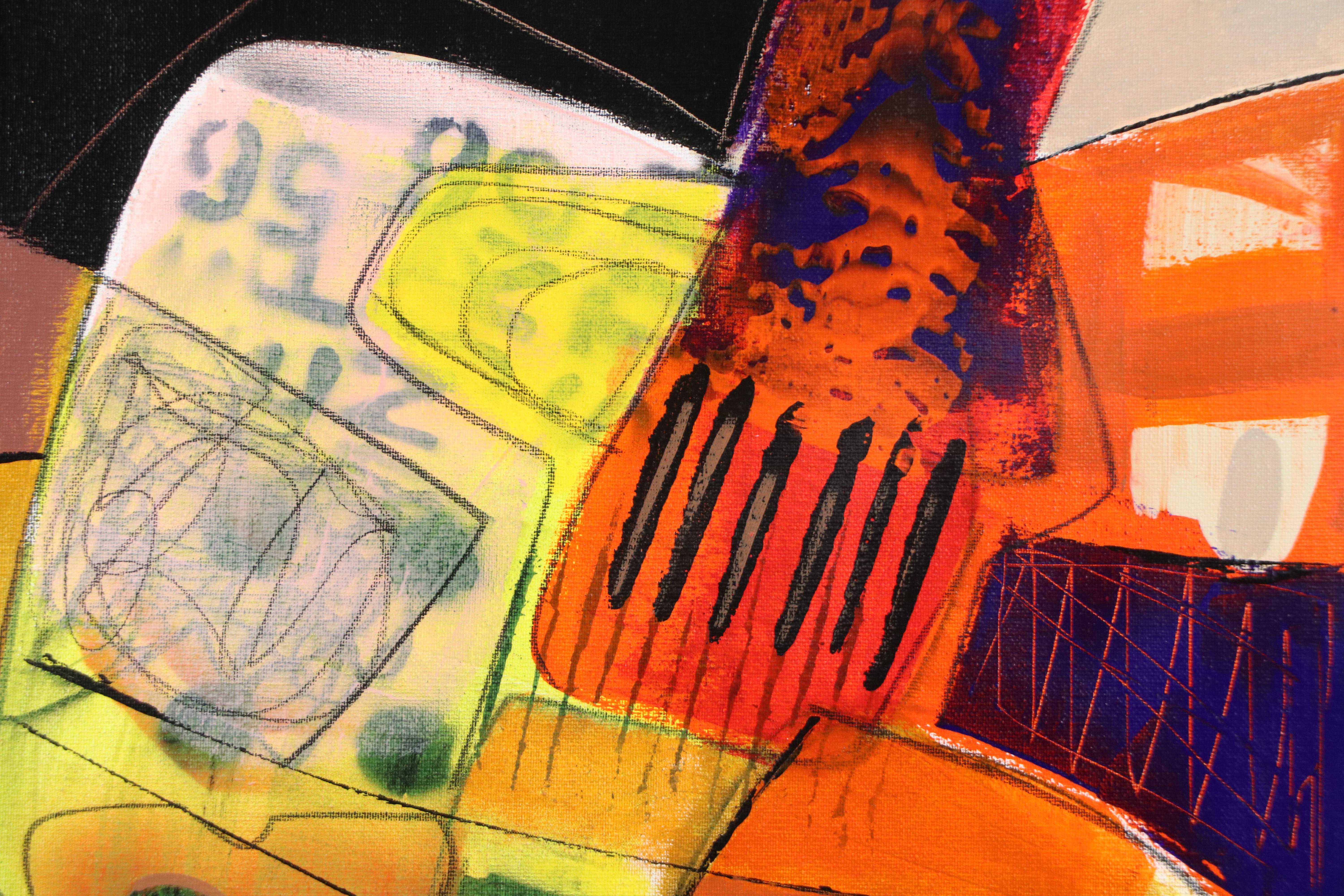 Michel Blázquez Abstract Acrylic Painting, 2025