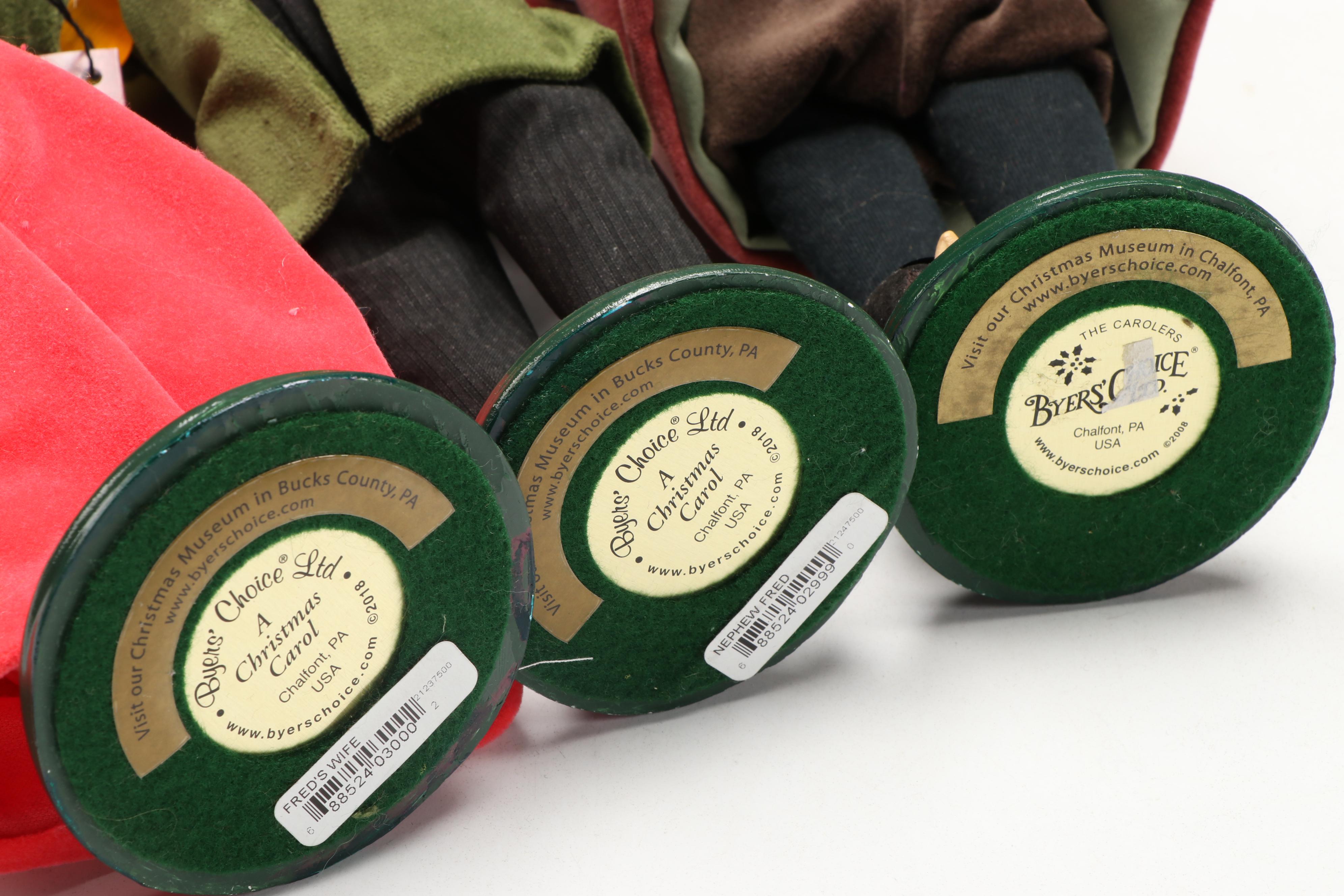 Byers' Choice "A Christmas Carol" and "Williamsburg" Christmas Figurines