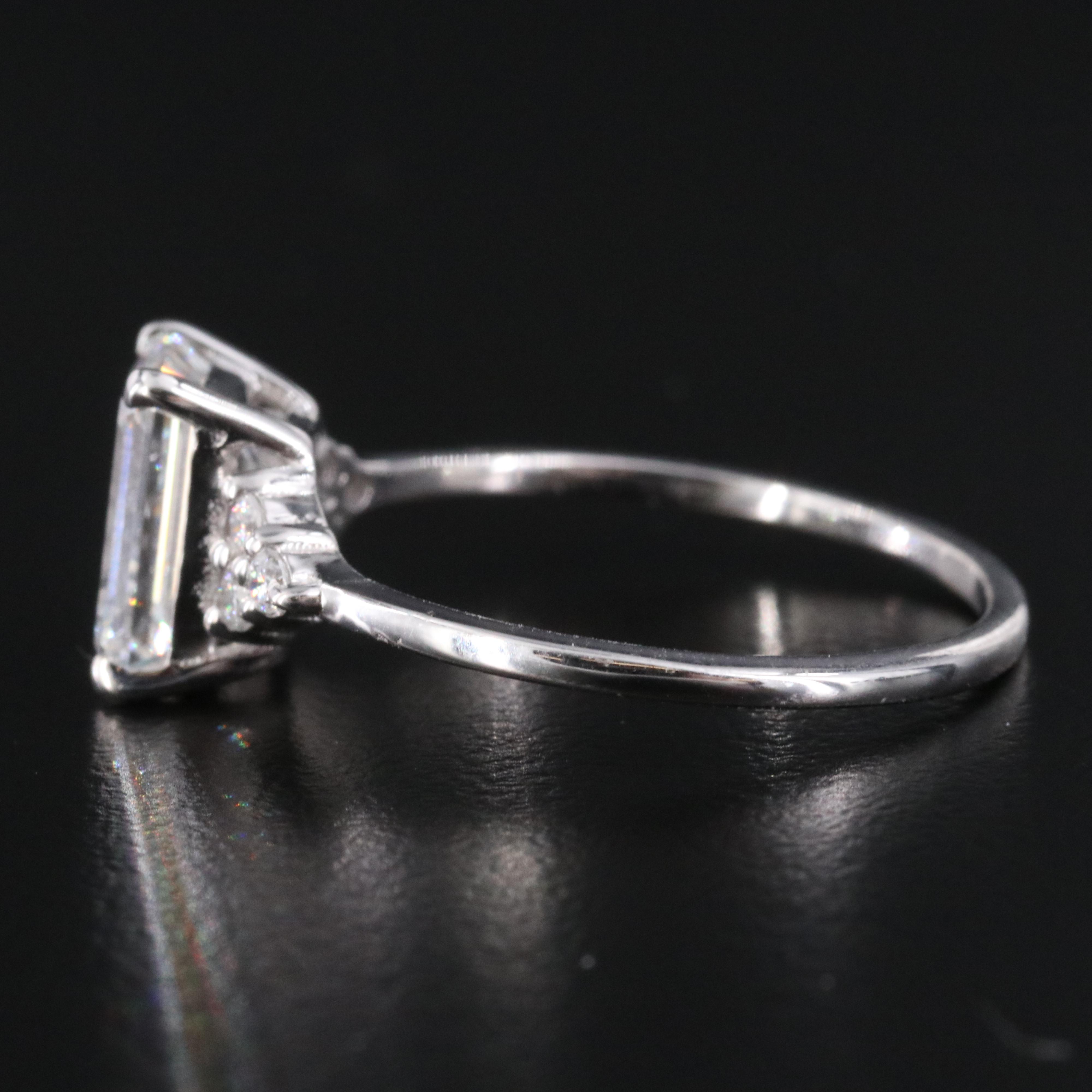 18K 2.13 CTW Lab Grown Diamond Ring with IGI Report