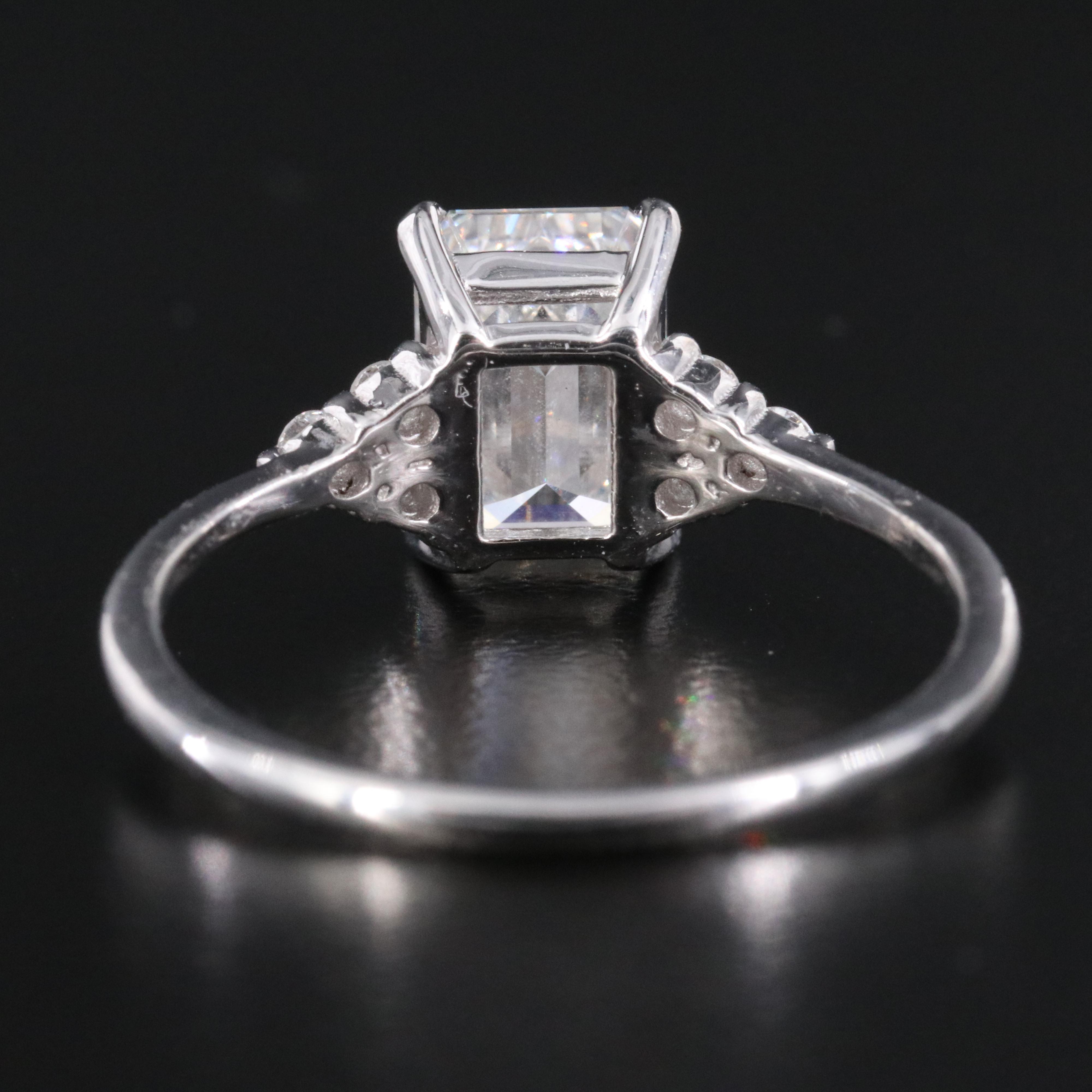 18K 2.13 CTW Lab Grown Diamond Ring with IGI Report