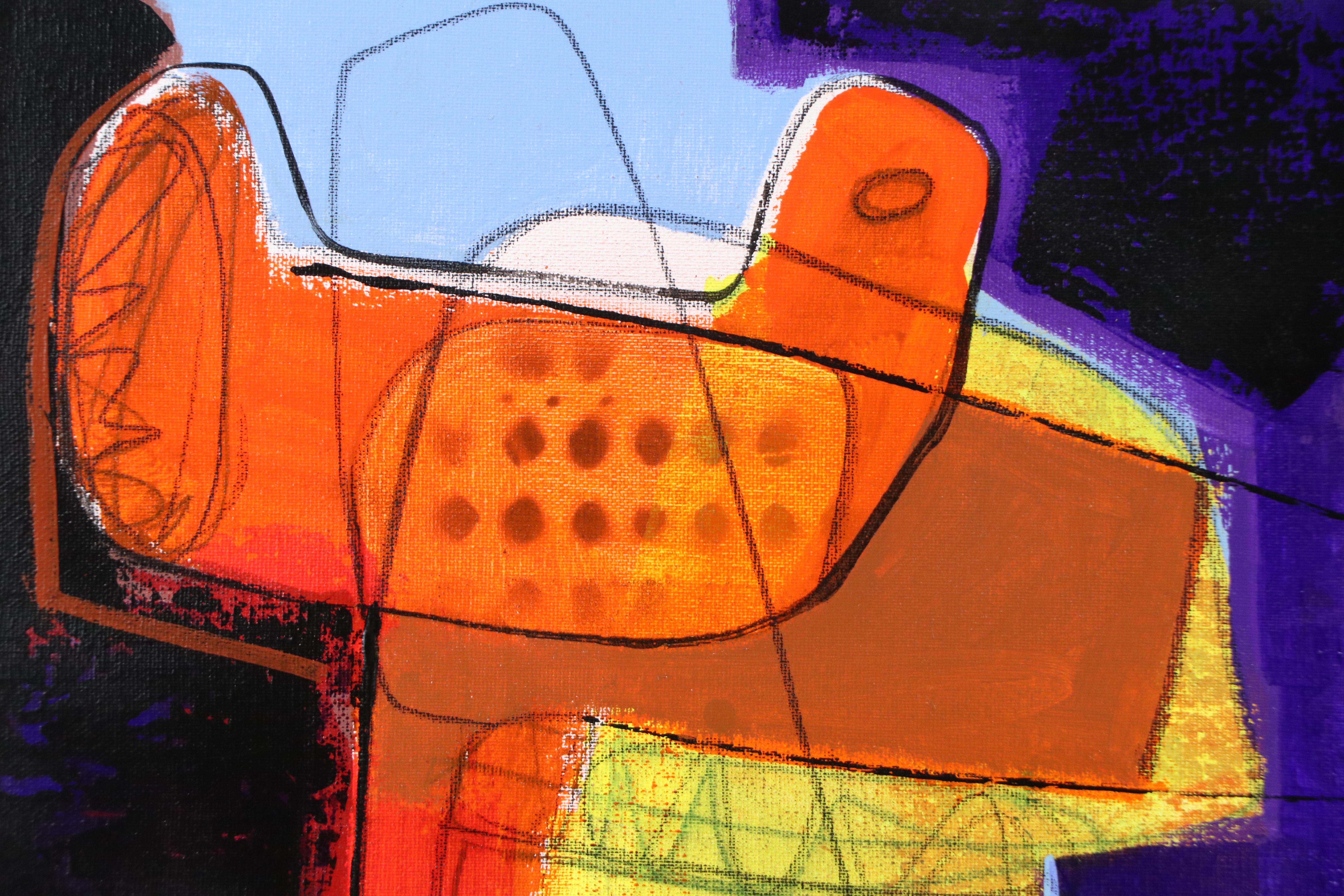 Michel Blázquez Abstract Acrylic Painting, 2025