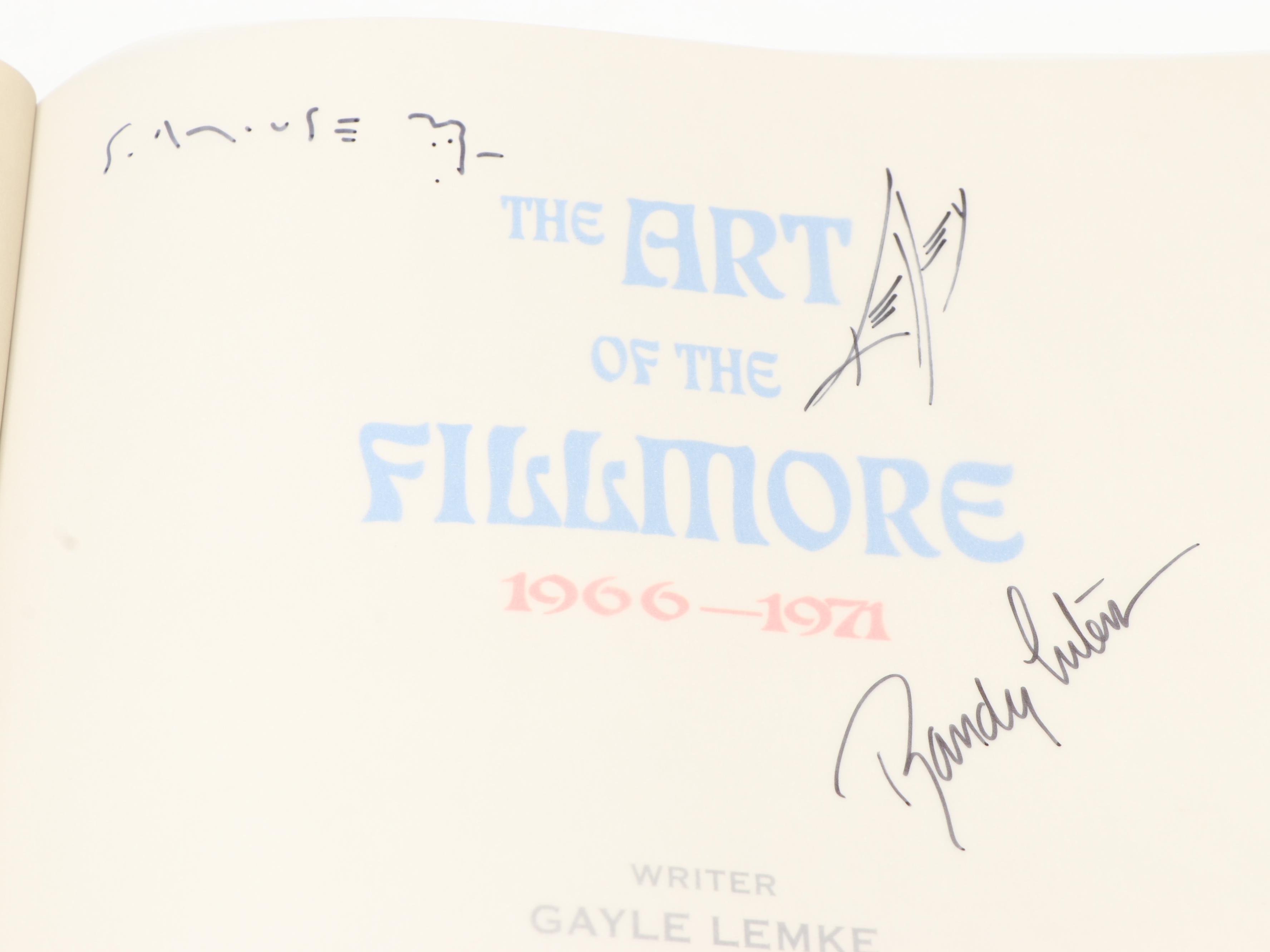 Multi-Signed Limited Edition "The Art of the Fillmore, 1966–1971" by Gayle Lemke