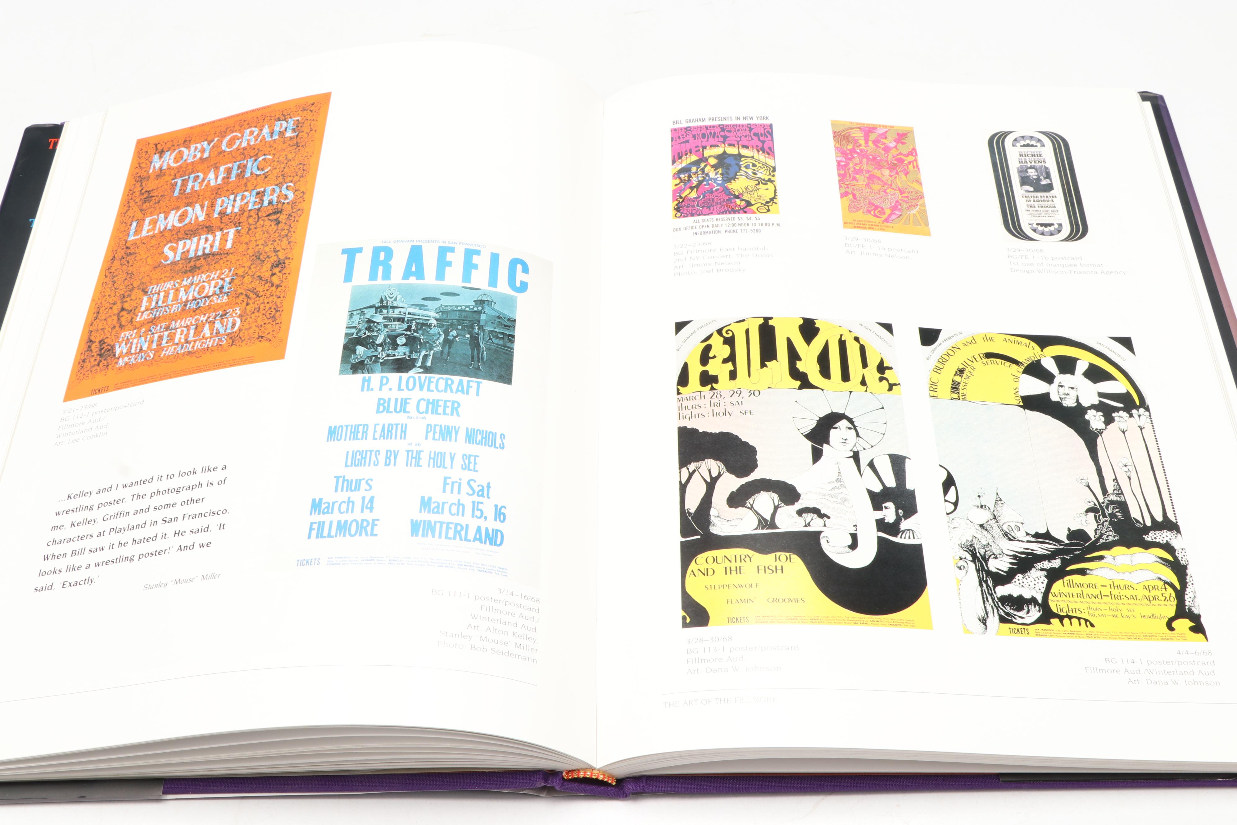 Multi-Signed Limited Edition "The Art of the Fillmore, 1966–1971" by Gayle Lemke