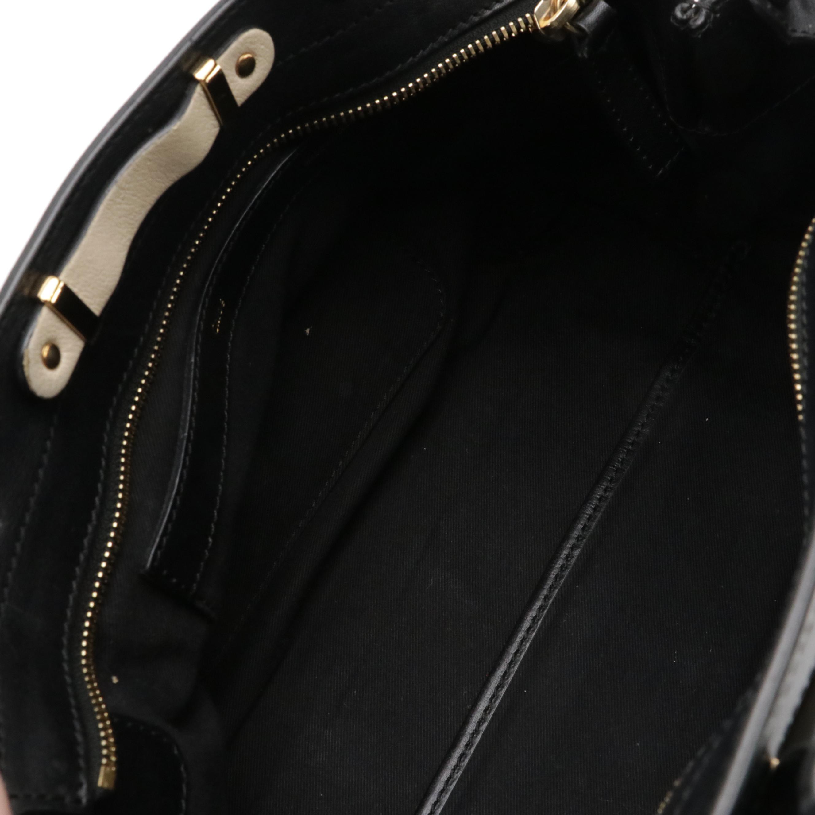 Chloé Little Alice Two-Way Handbag in Bicolor Goatskin and Calfskin Leather