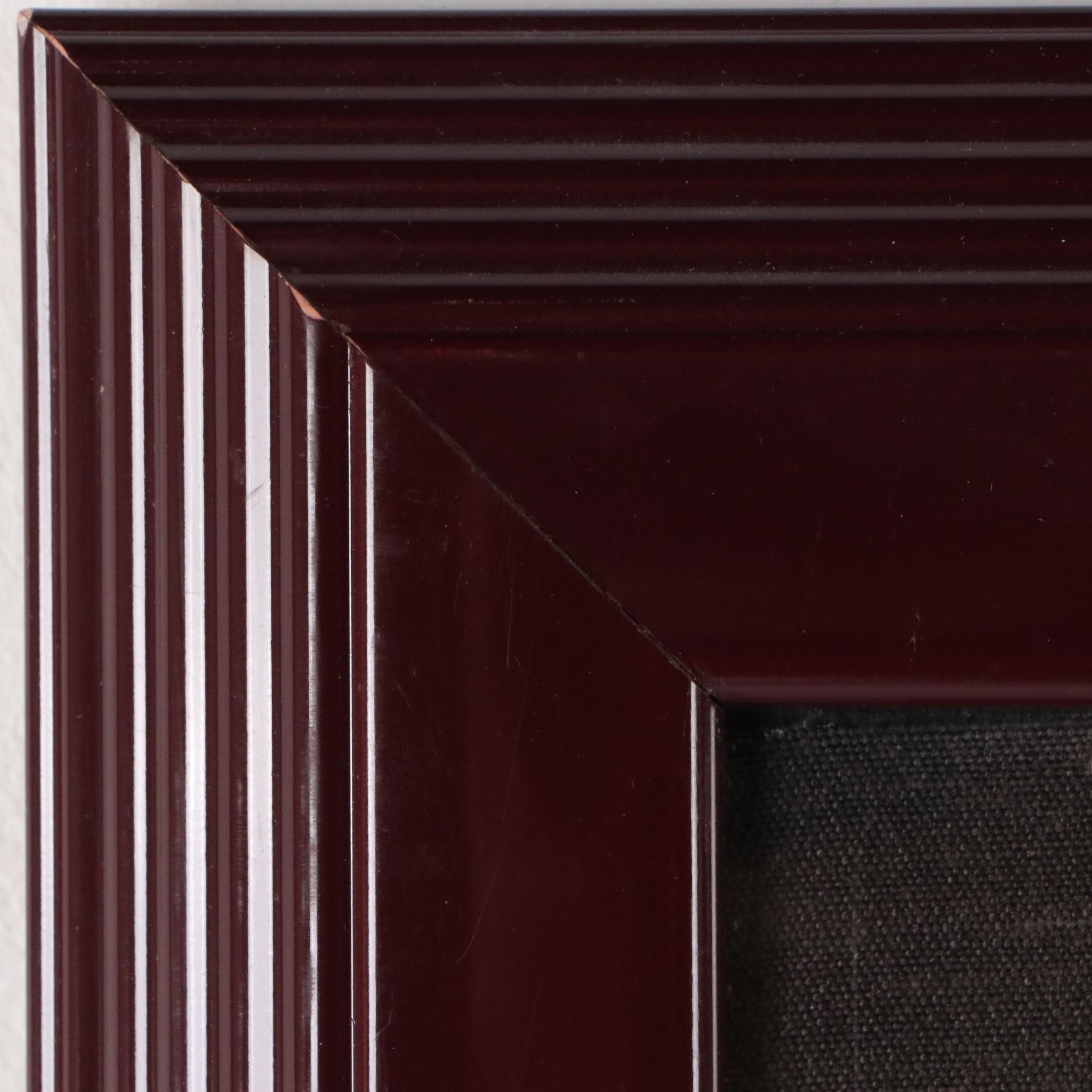 Xiang Qong Figural Gouache Painting "Lady with Birds," 1989