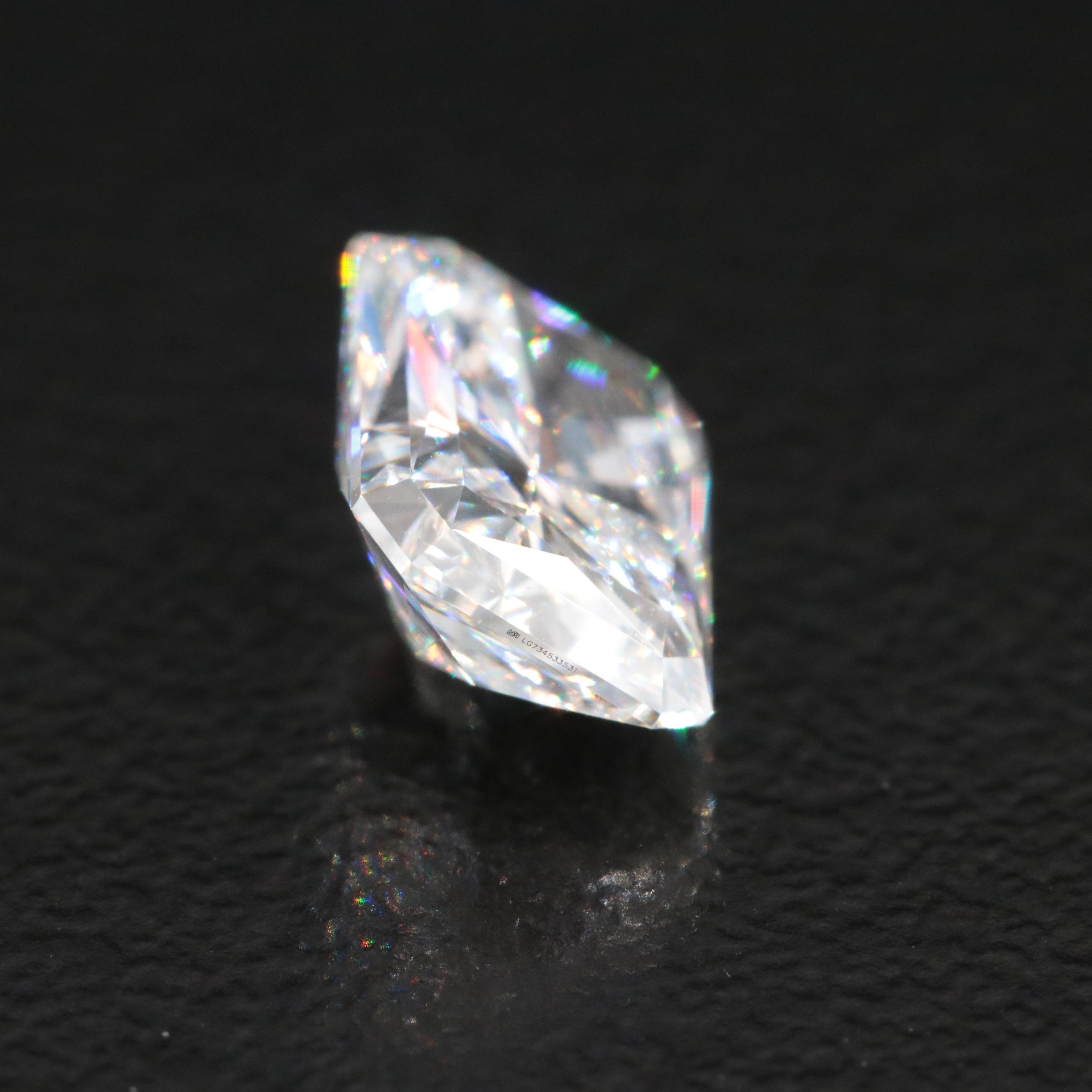 Loose 1.54 CT Lab Grown Diamond with IGI Report