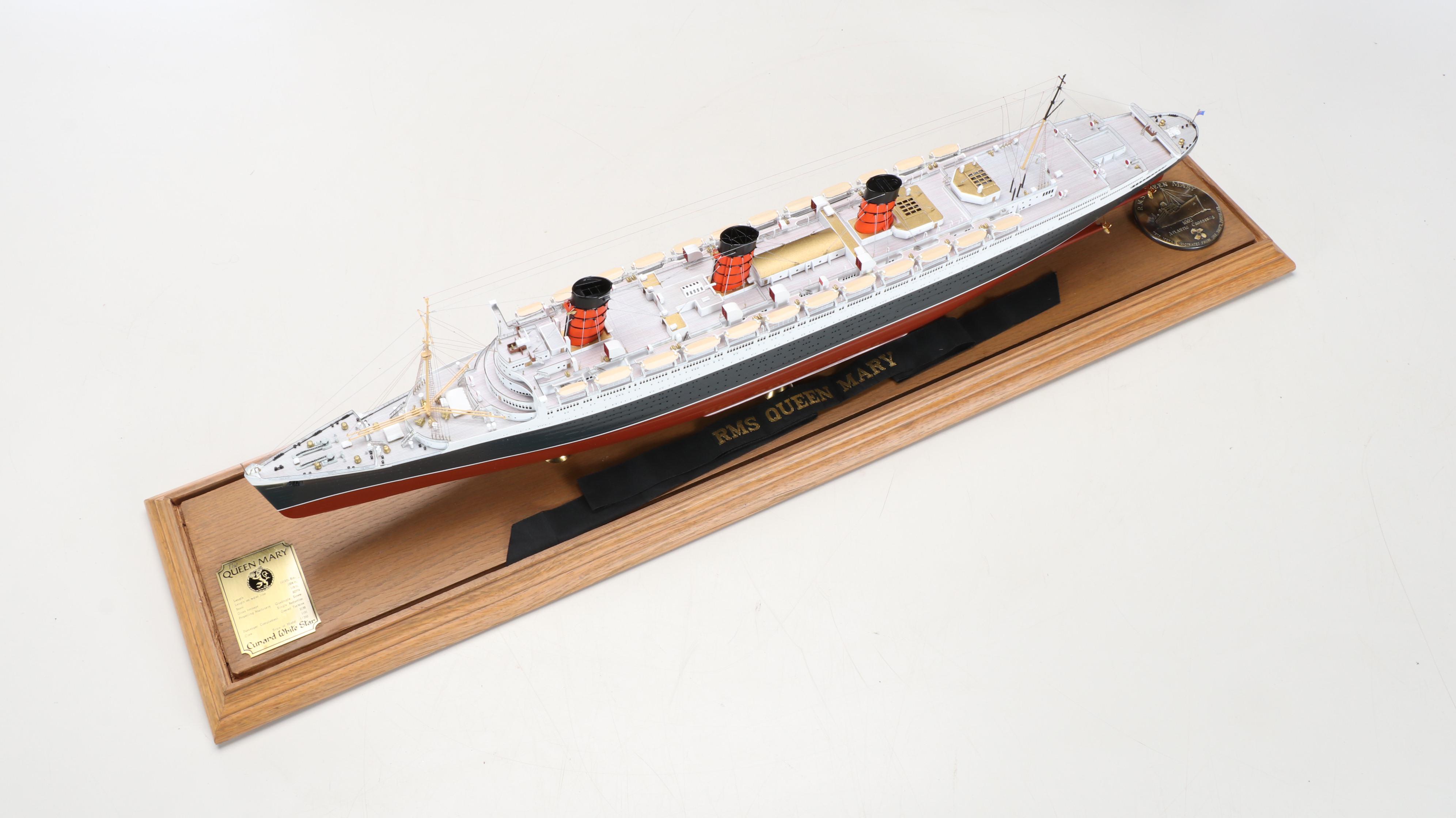 Maritime Replicas "R.M.S. Queen Mary" 1:350 Scale Model Ship
