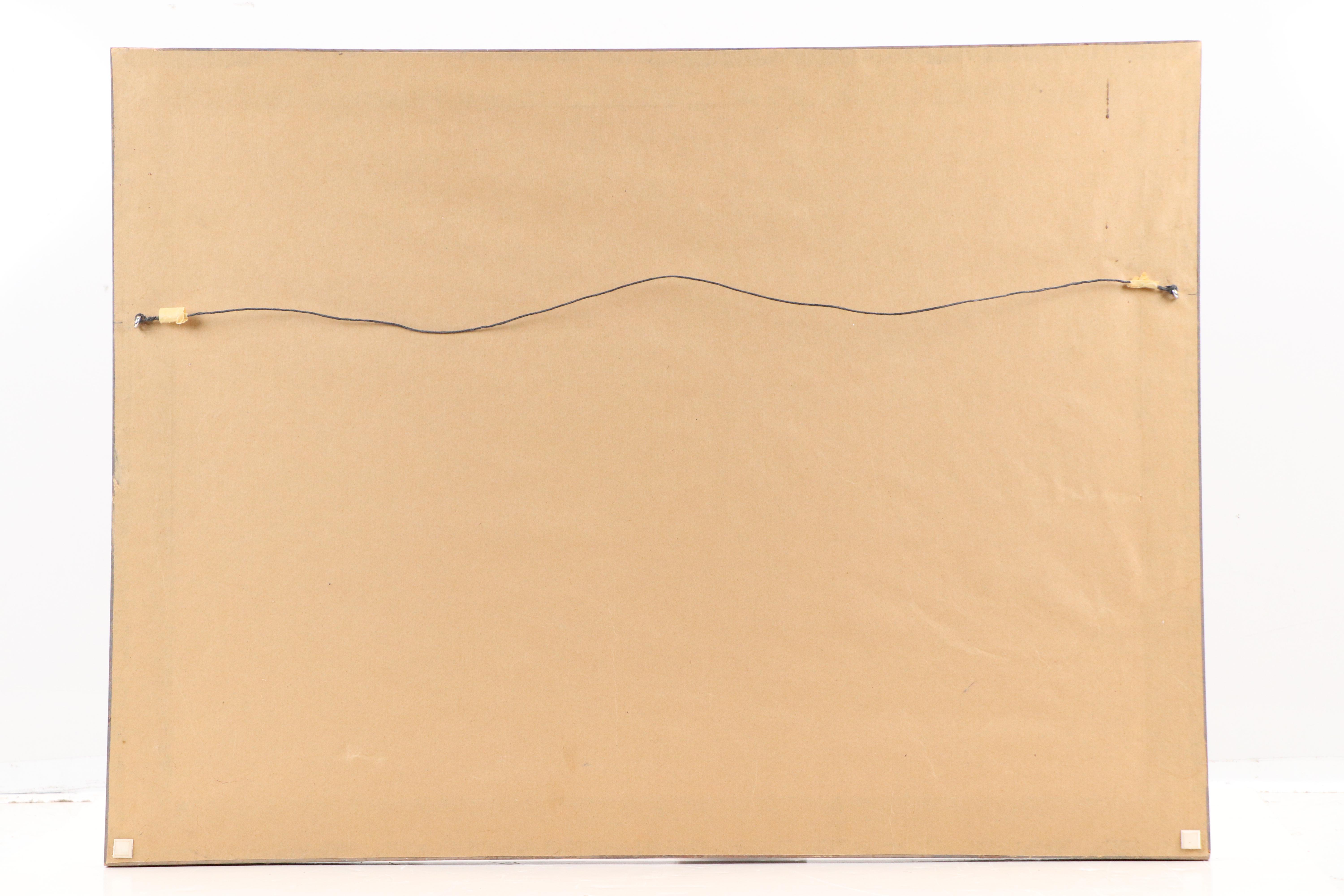 After Harlan Hubbard Offset Lithograph of River Steamboat "Fleetwood," 1987