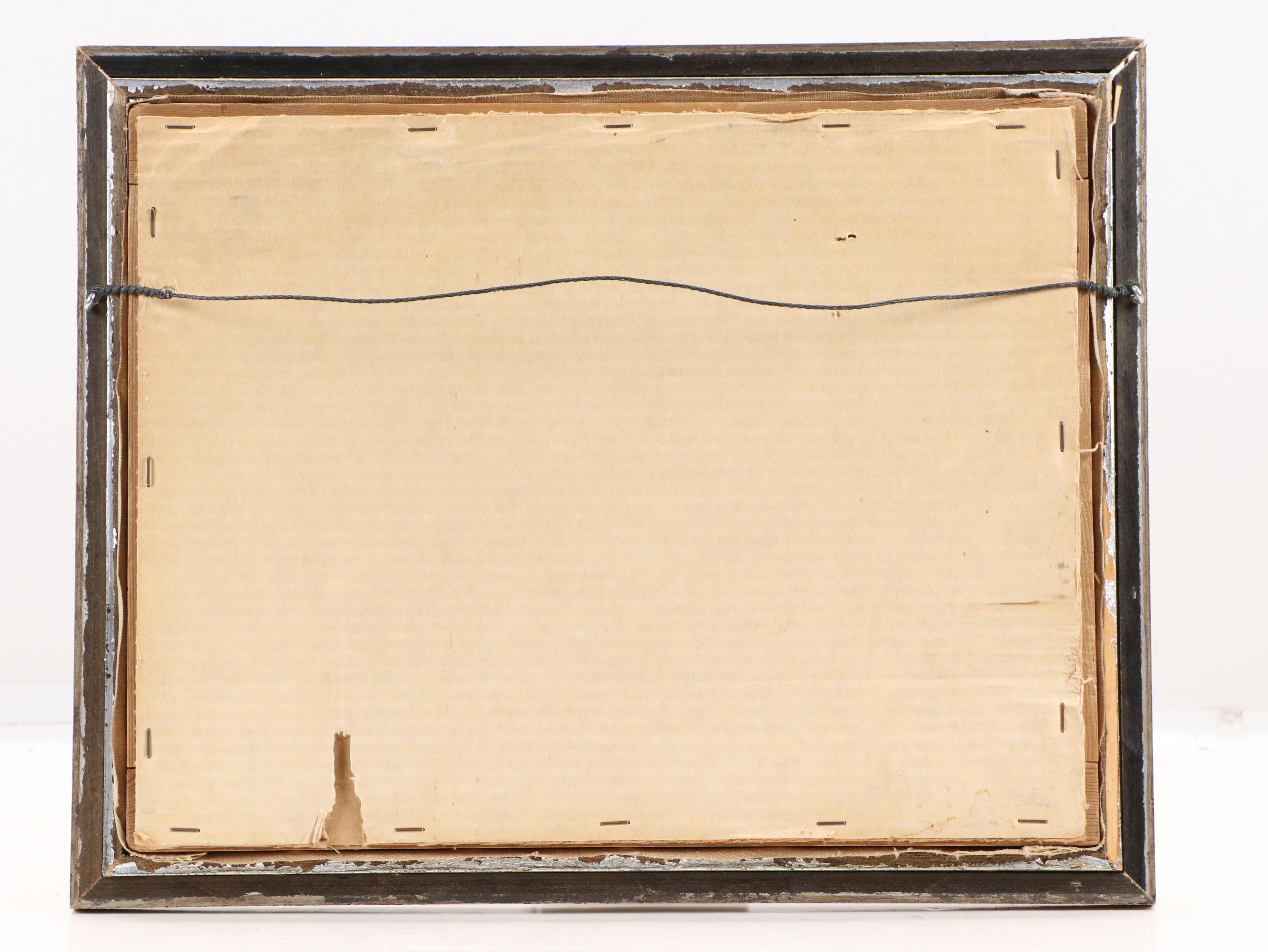 Still Life Oil Painting of Onions, Mid-20th Century