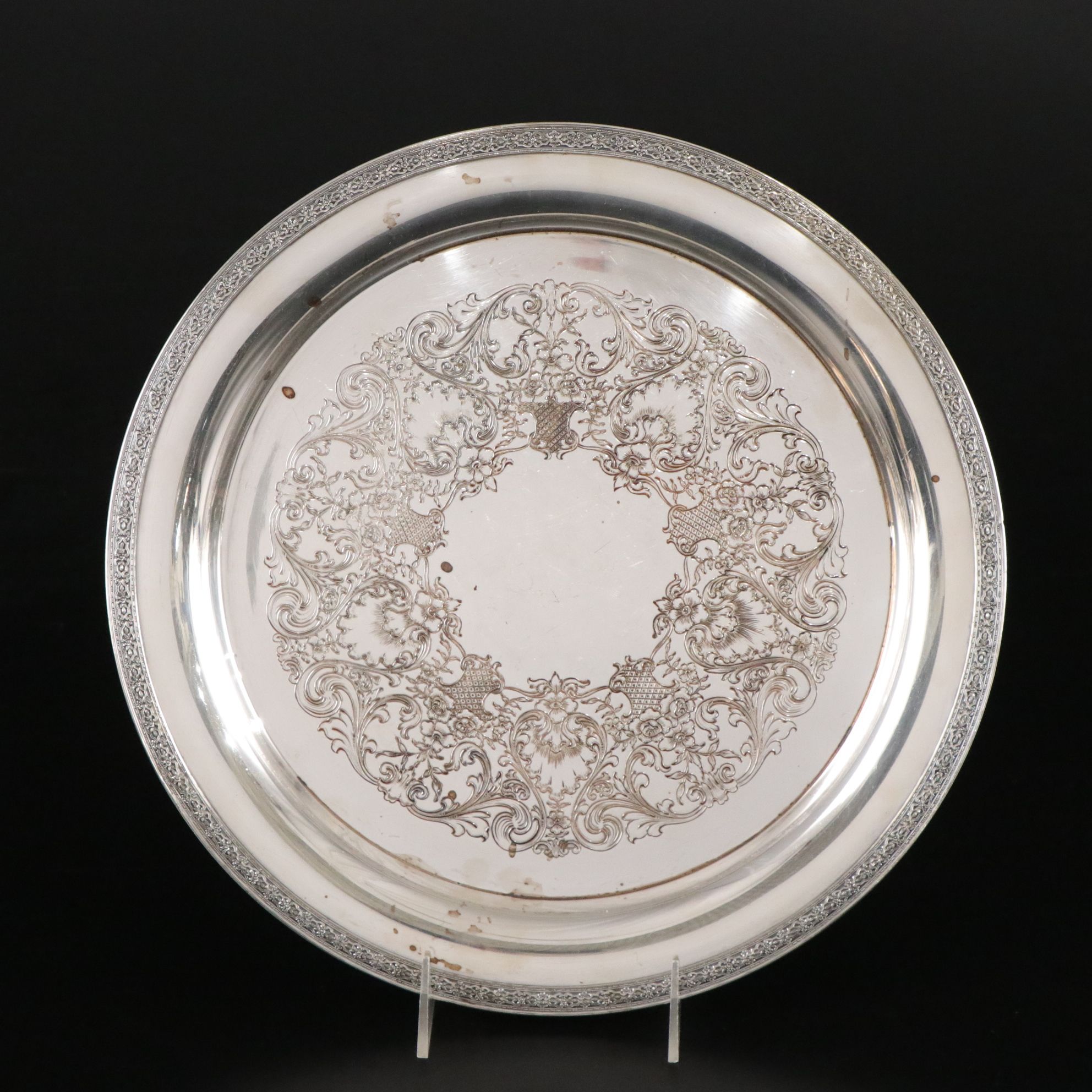 Silver Plate Platters and Serving Bowls