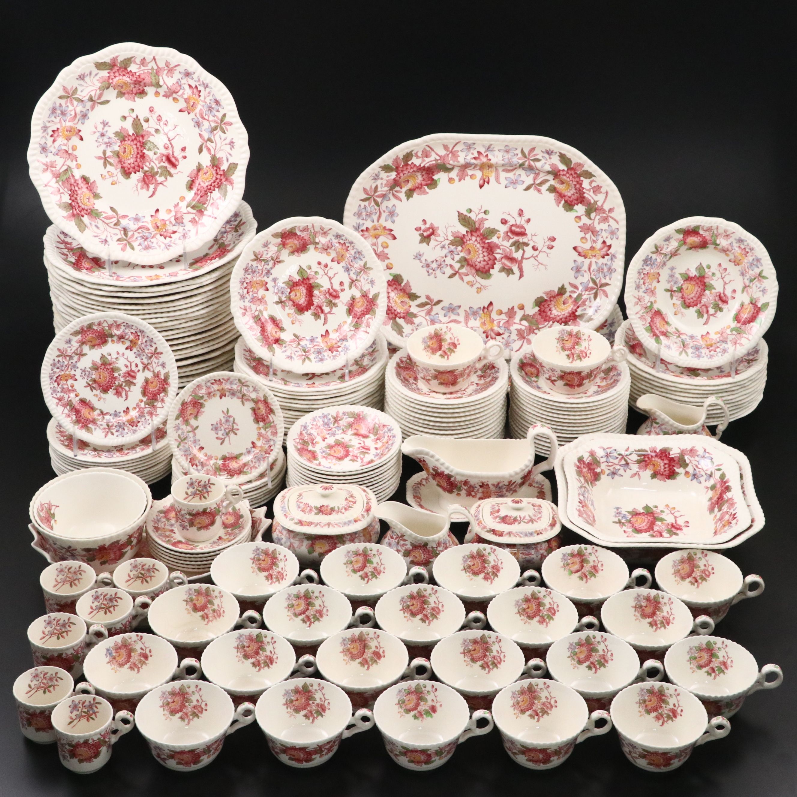 Copeland Spode "Spode's Aster" Dinnerware and Serving Pieces