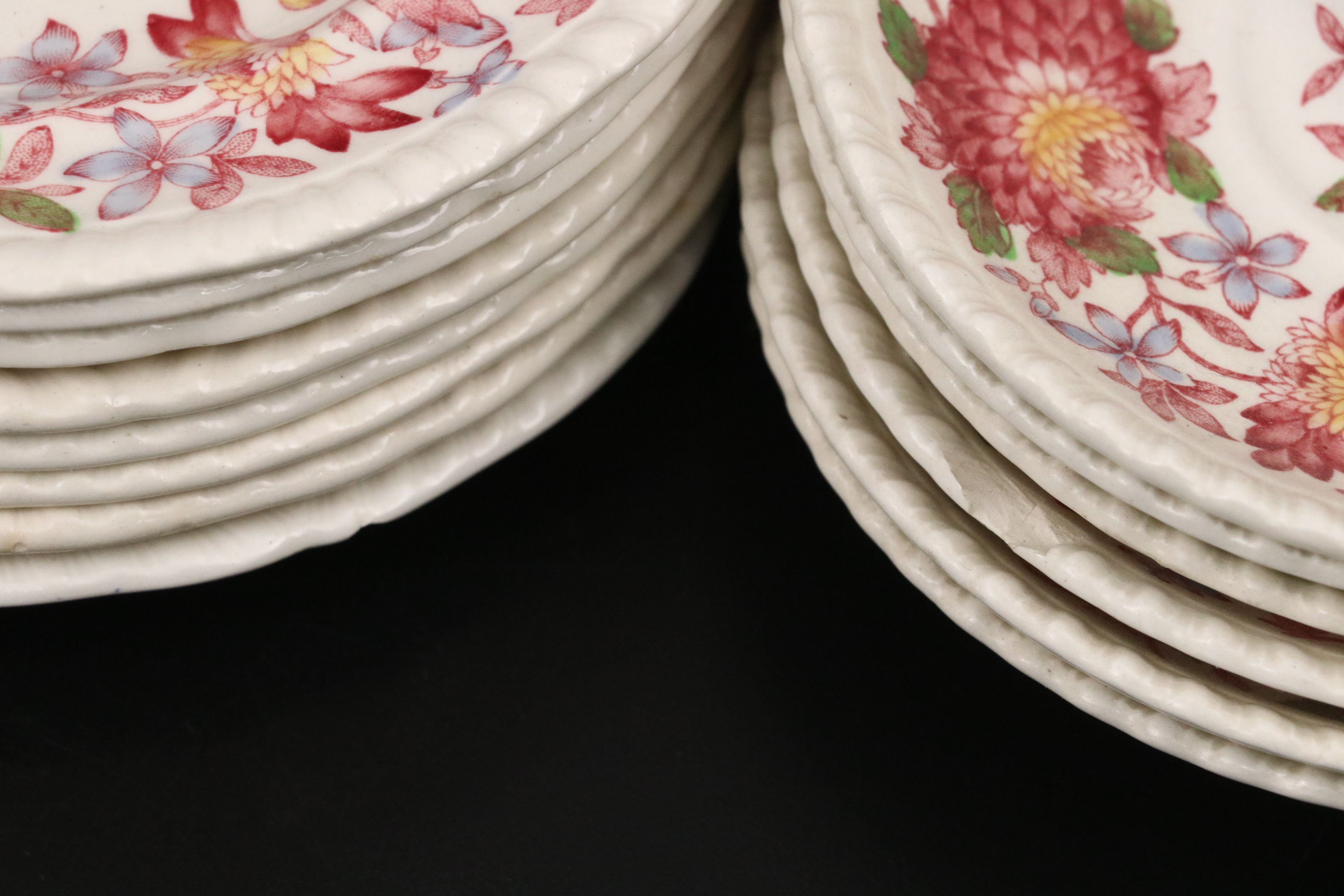 Copeland Spode "Spode's Aster" Dinnerware and Serving Pieces