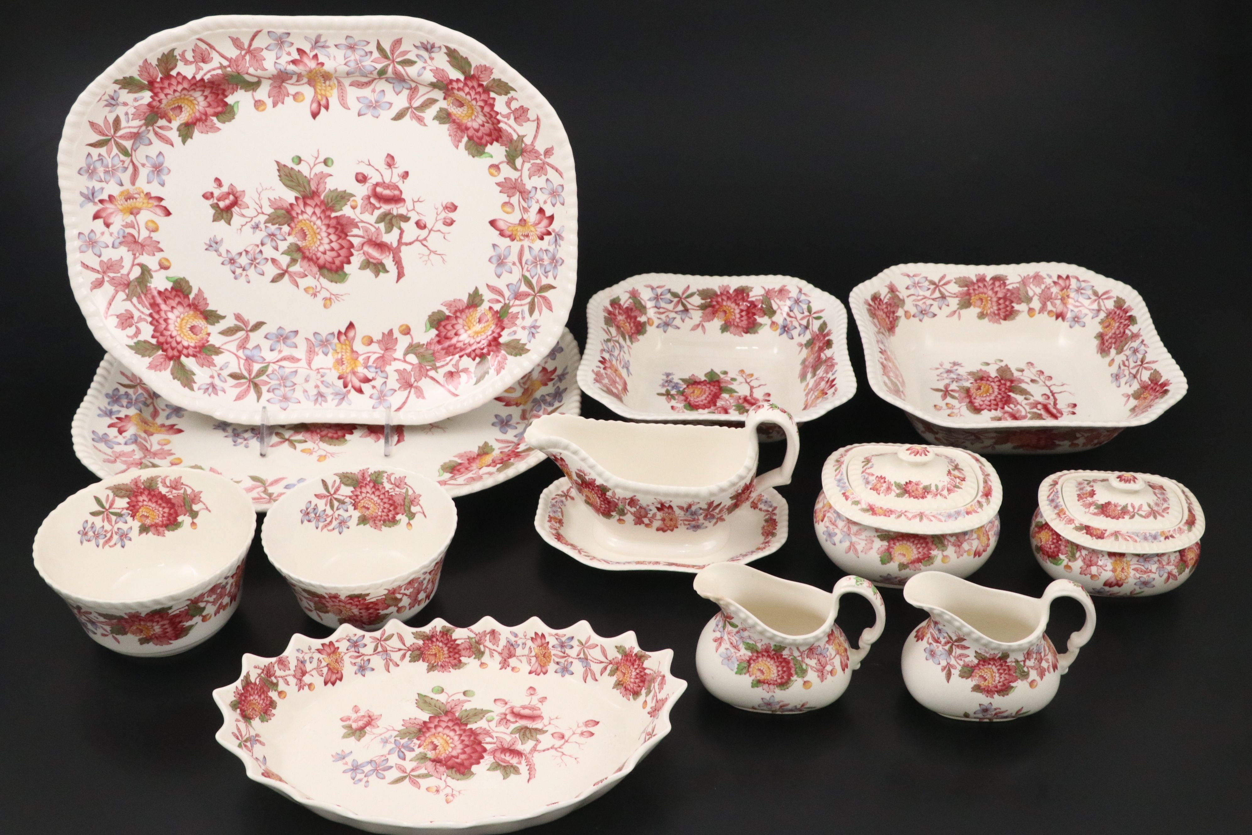 Copeland Spode "Spode's Aster" Dinnerware and Serving Pieces