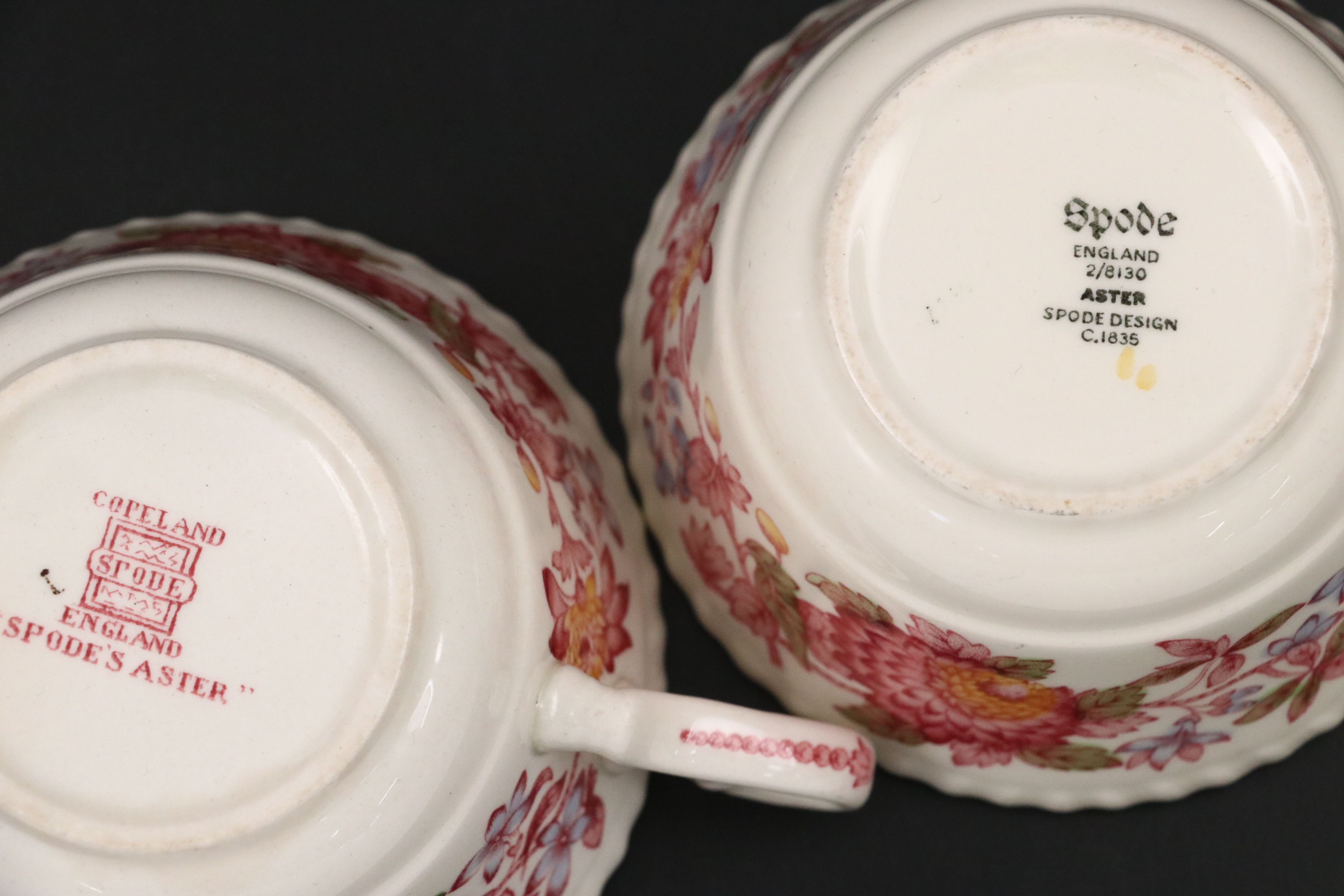 Copeland Spode "Spode's Aster" Dinnerware and Serving Pieces